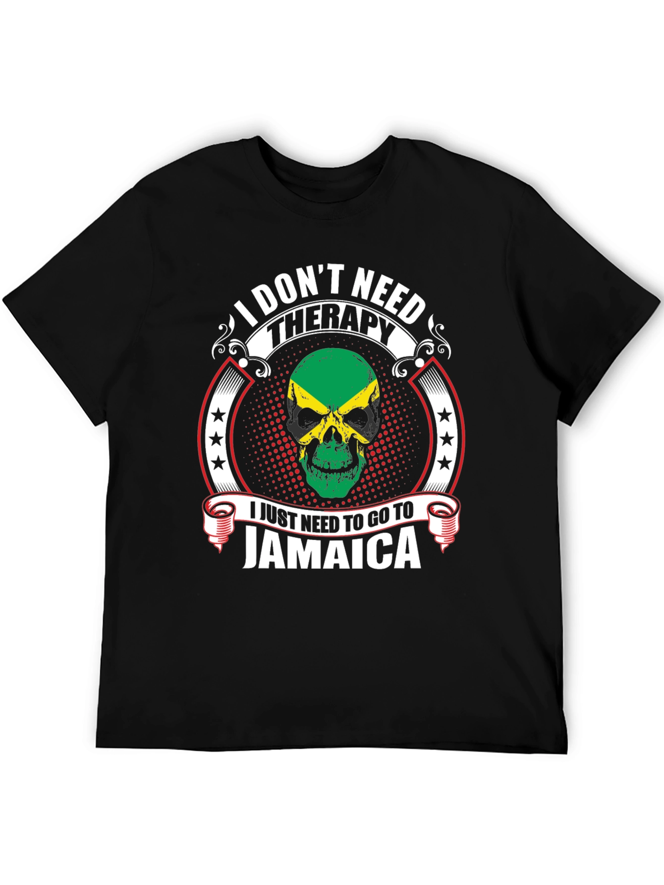 Jamaica Therapy Graphic T-Shirt - Caribbean Vacation Tee