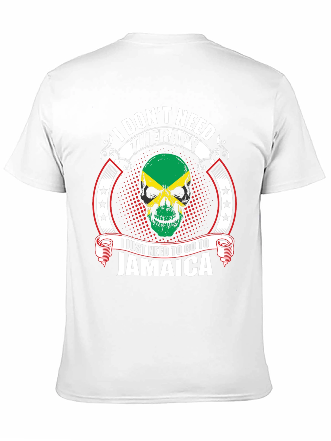 Jamaica Therapy Graphic T-Shirt - Caribbean Vacation Tee