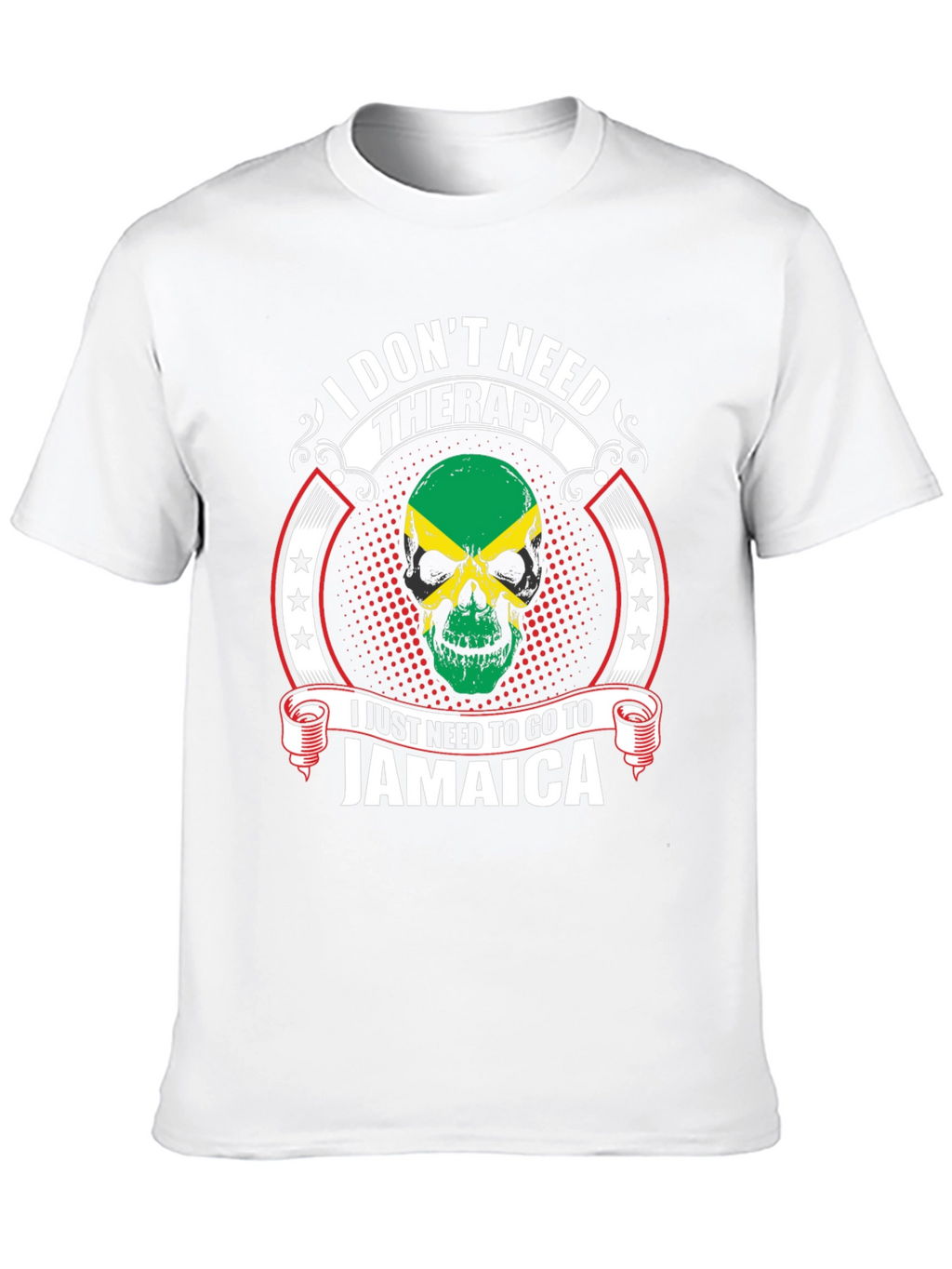 Jamaica Therapy Graphic T-Shirt - Caribbean Vacation Tee