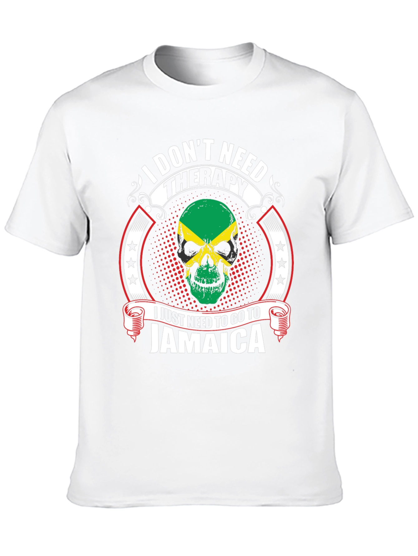 Jamaica Therapy Graphic T-Shirt - Caribbean Vacation Tee