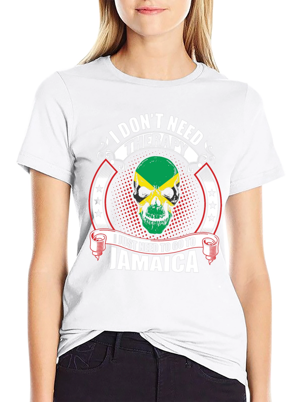 Jamaica Therapy Graphic T-Shirt - Caribbean Vacation Tee