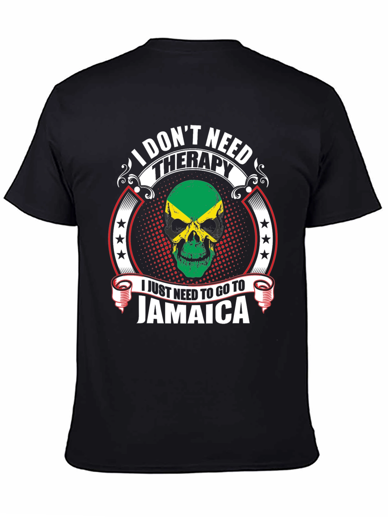 Jamaica Therapy Graphic T-Shirt - Caribbean Vacation Tee