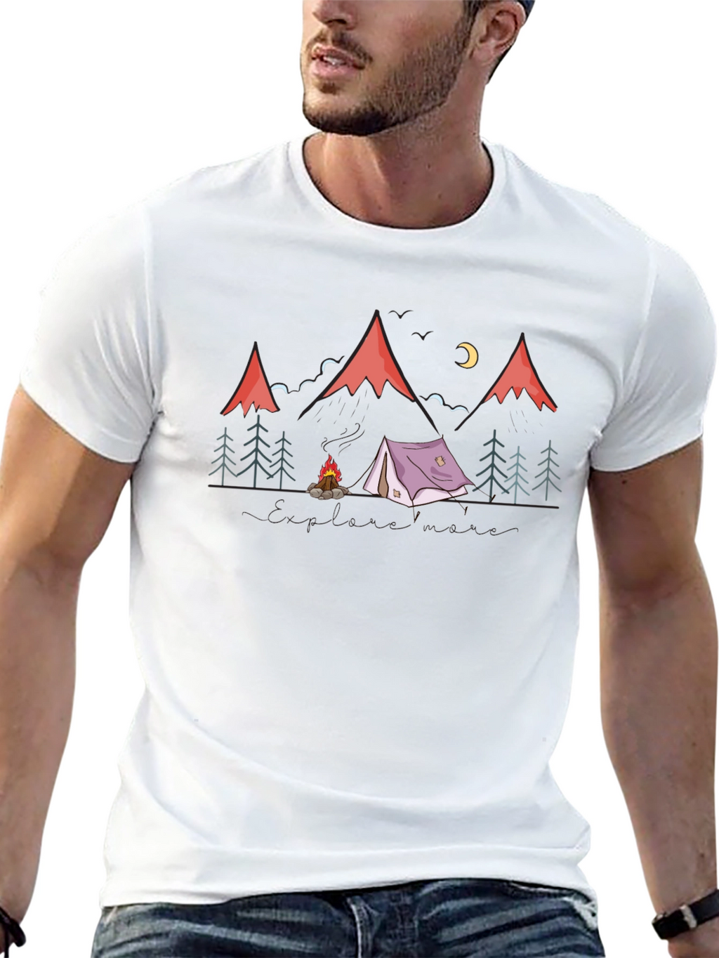 Camping Adventure Graphic Tee