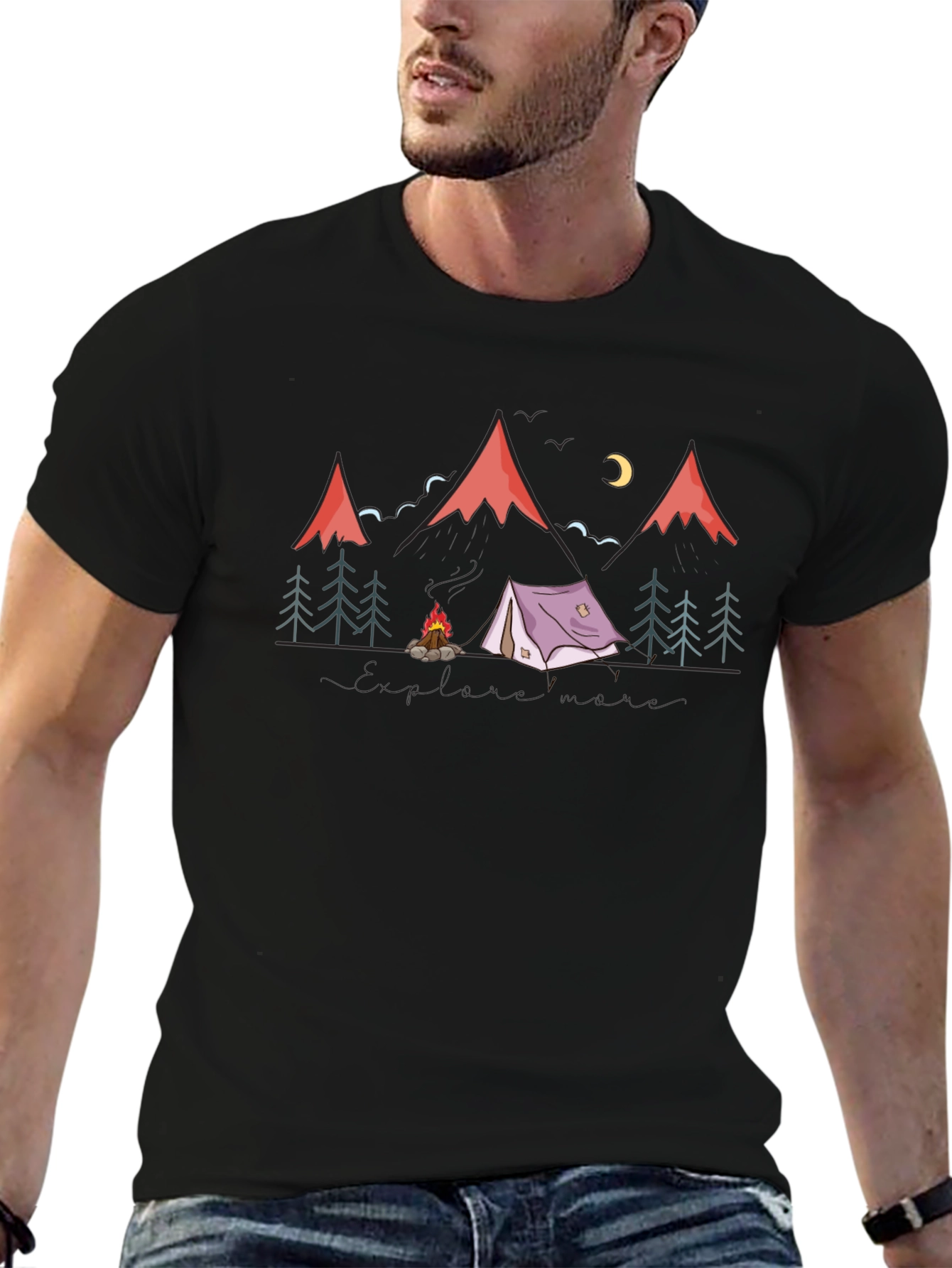 Camping Adventure Graphic Tee