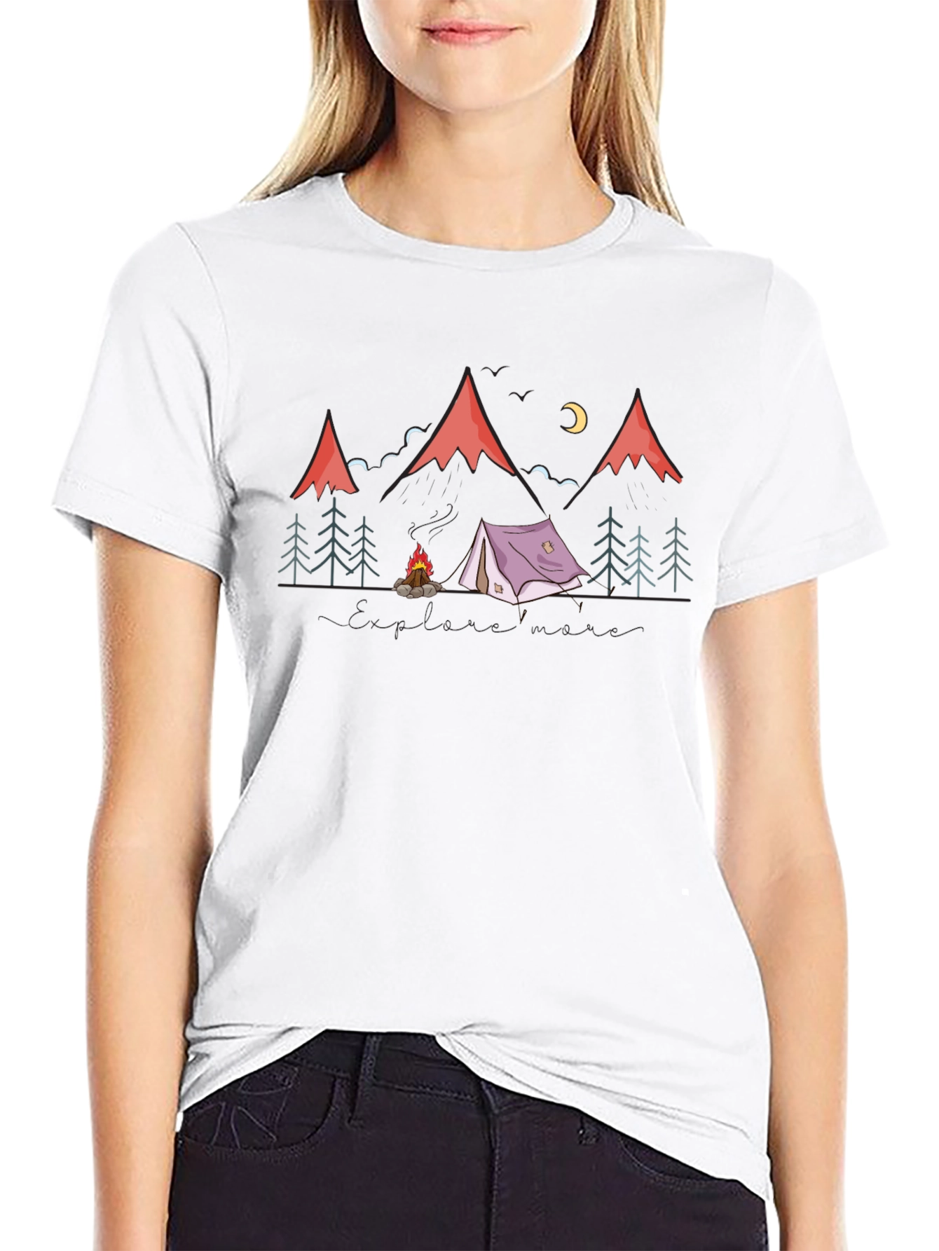 Camping Adventure Graphic Tee