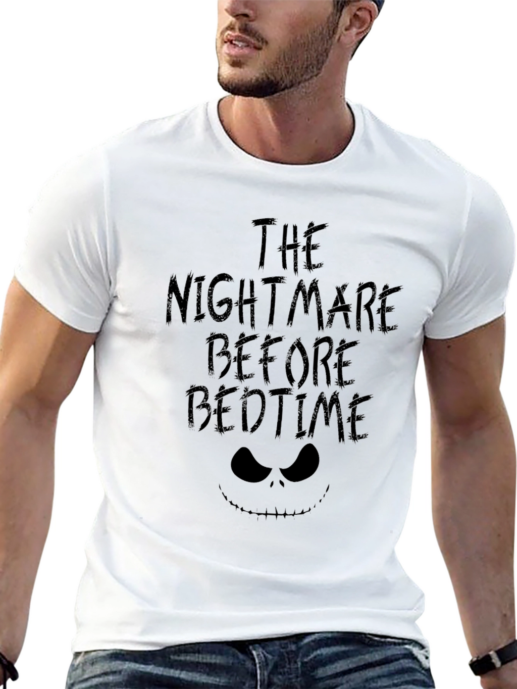 Nightmare Before Bedtime Black Graphic Tee
