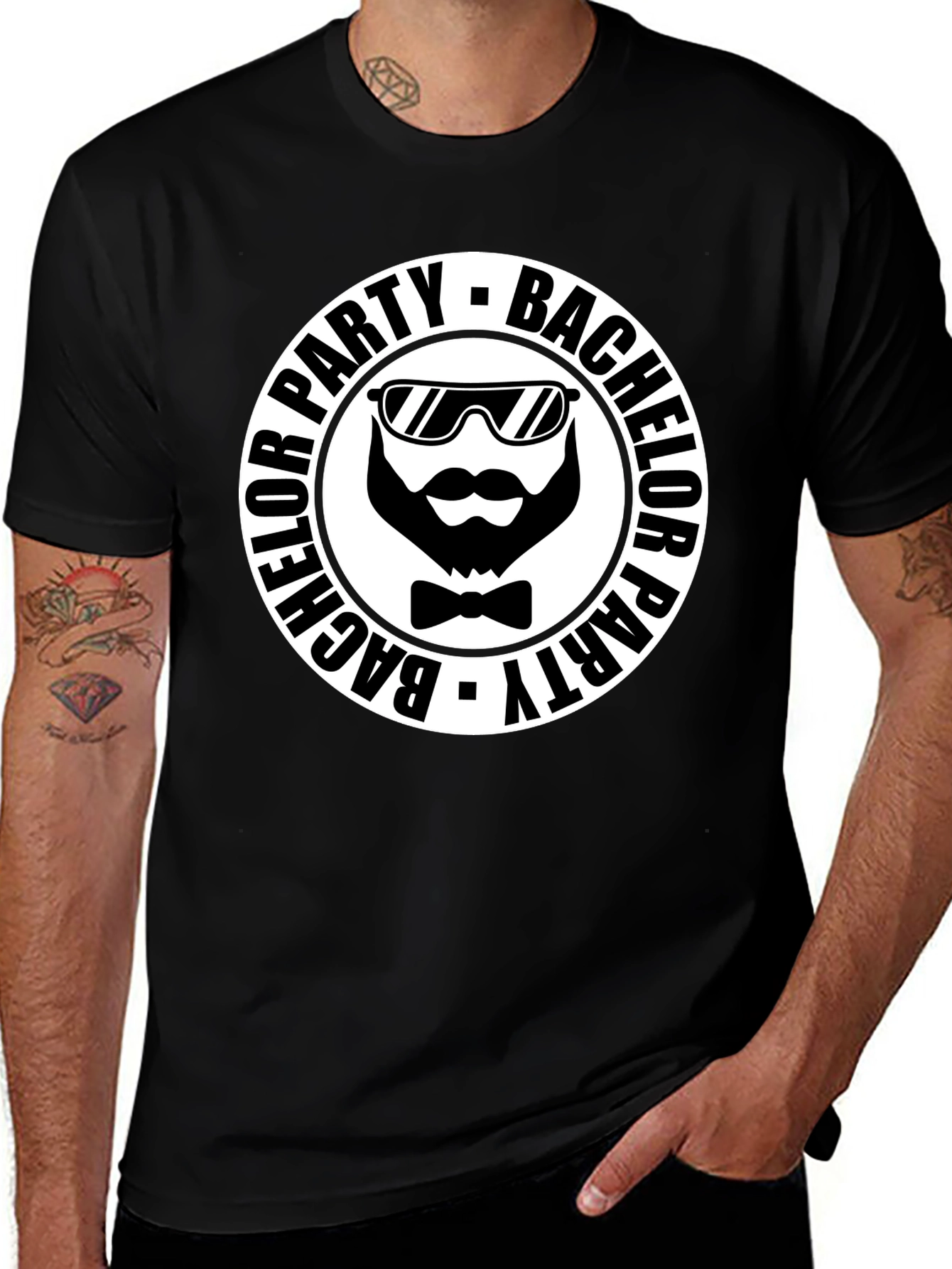 Bachelor Party Graphic T-Shirt - Groom Crew Apparel