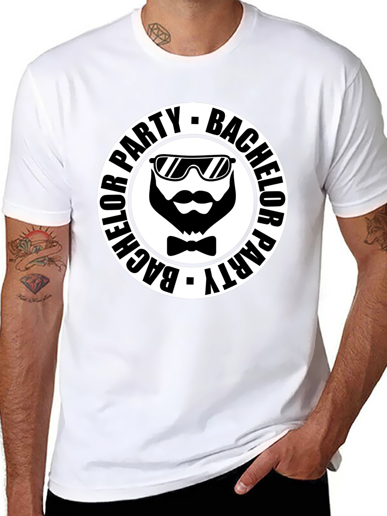 Bachelor Party Graphic T-Shirt - Groom Crew Apparel