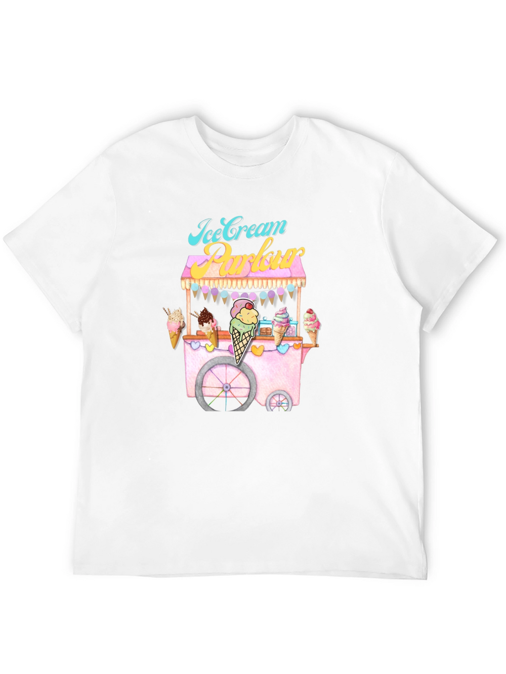 Ice Cream Parlor T-Shirt Foodie Fashion Tee