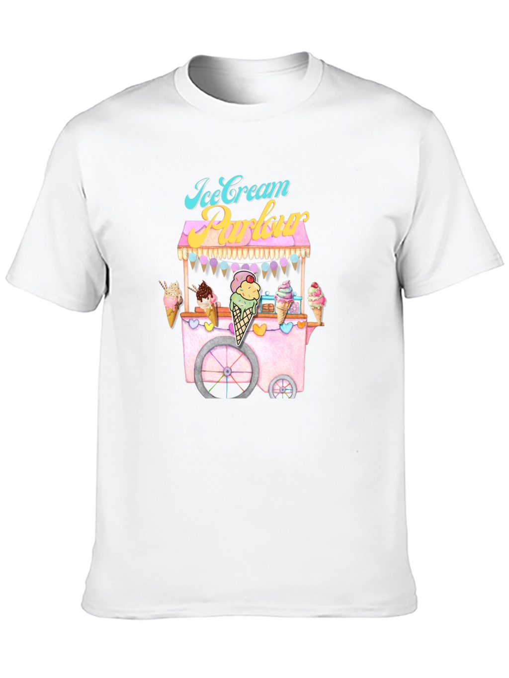 Ice Cream Parlor T-Shirt Foodie Fashion Tee