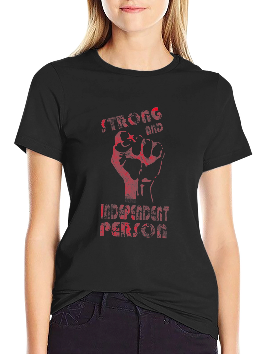 Strong Independent Person Graphic Tee