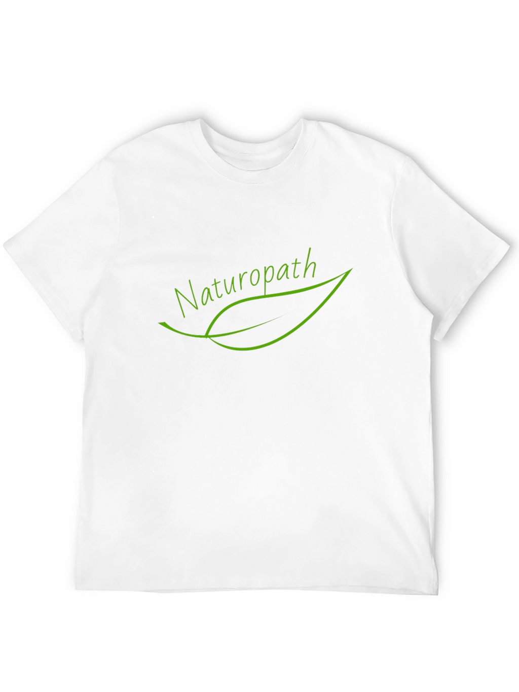 Naturopath Leaf Graphic Black T-Shirt