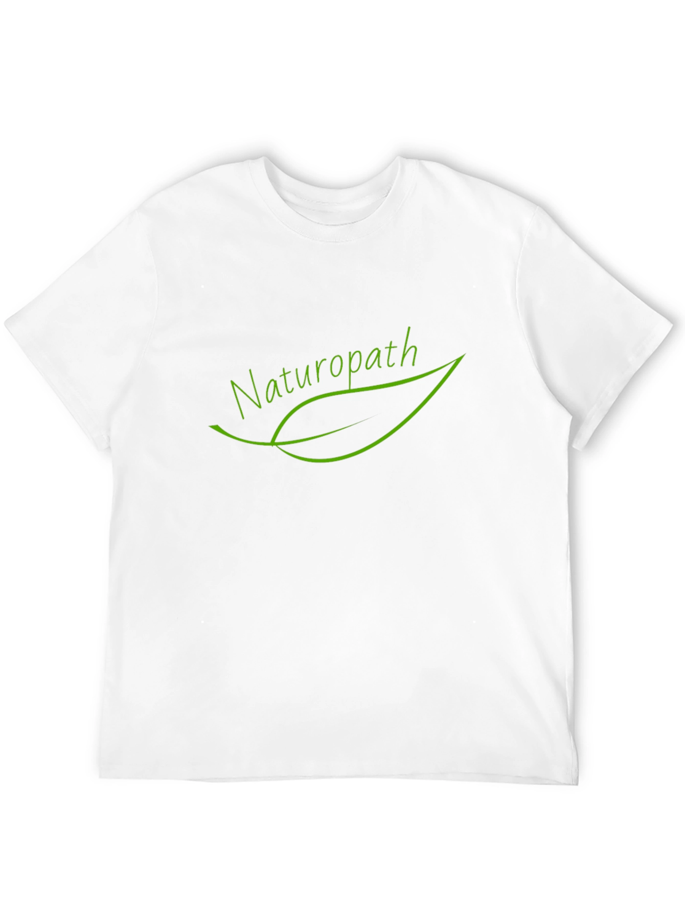 Naturopath Leaf Graphic Black T-Shirt