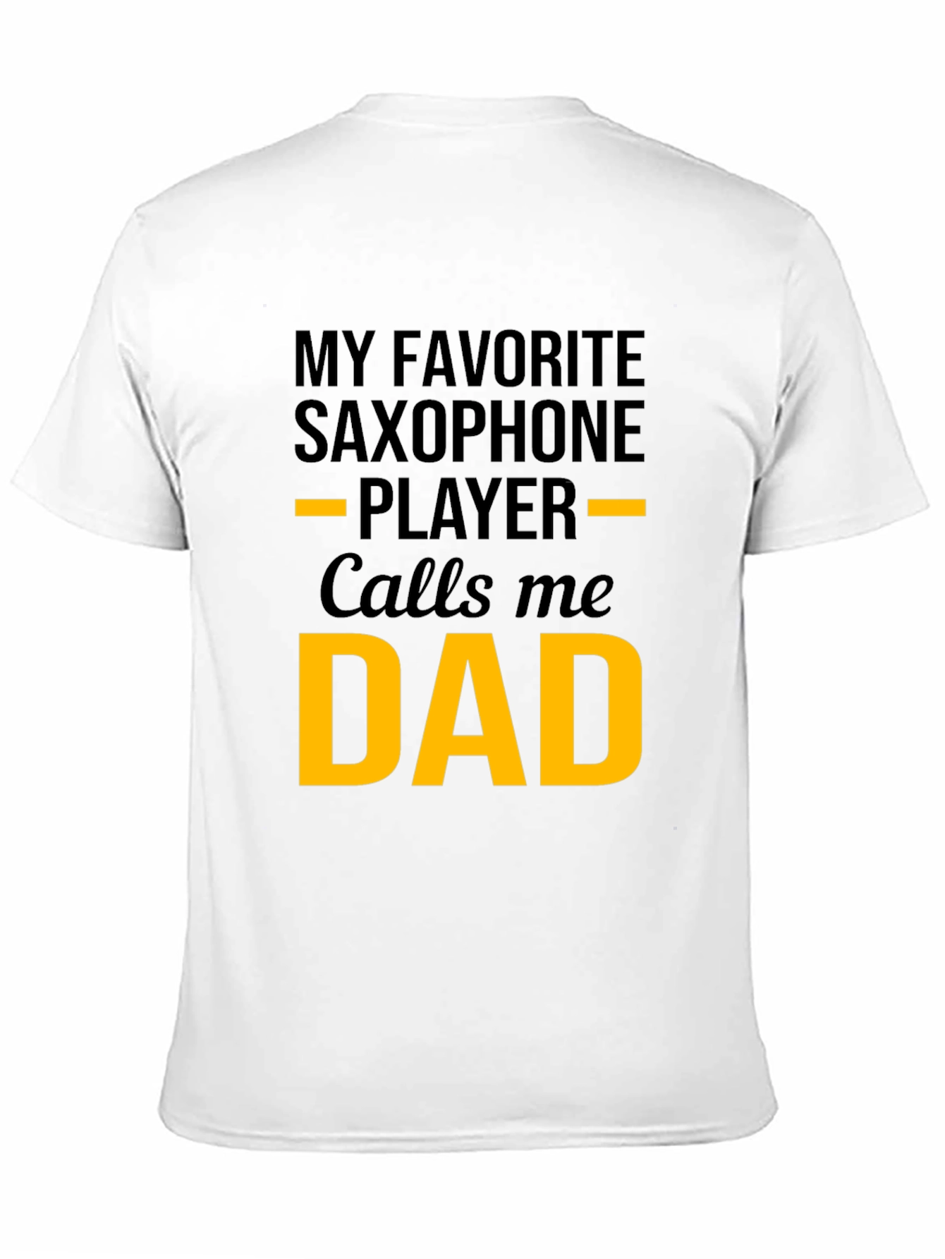 Saxophone Dad Graphic T-Shirt