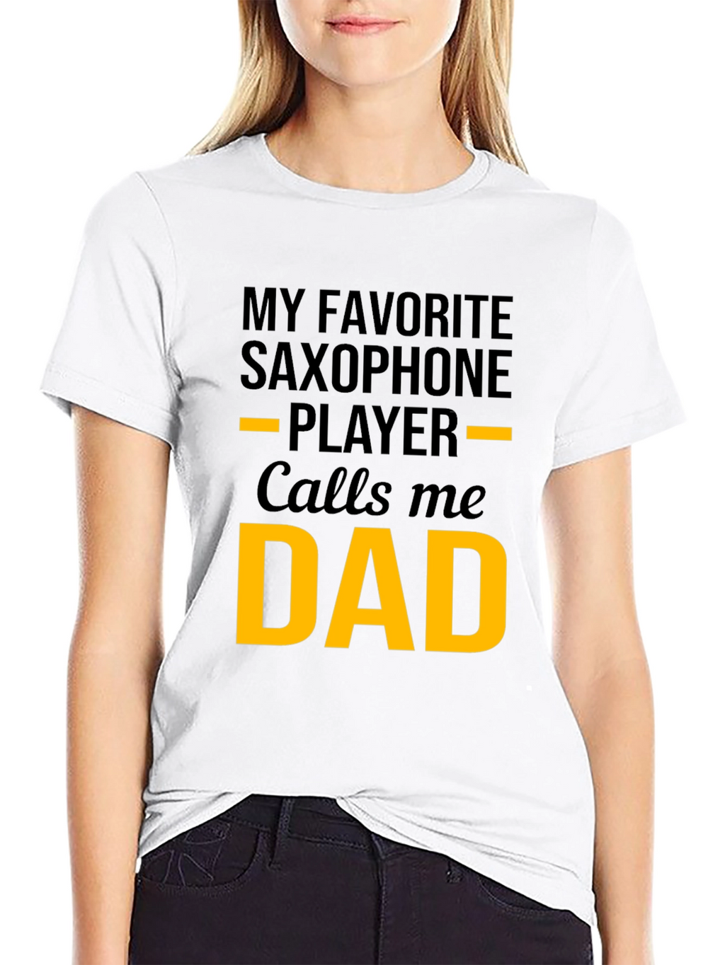 Saxophone Dad Graphic T-Shirt