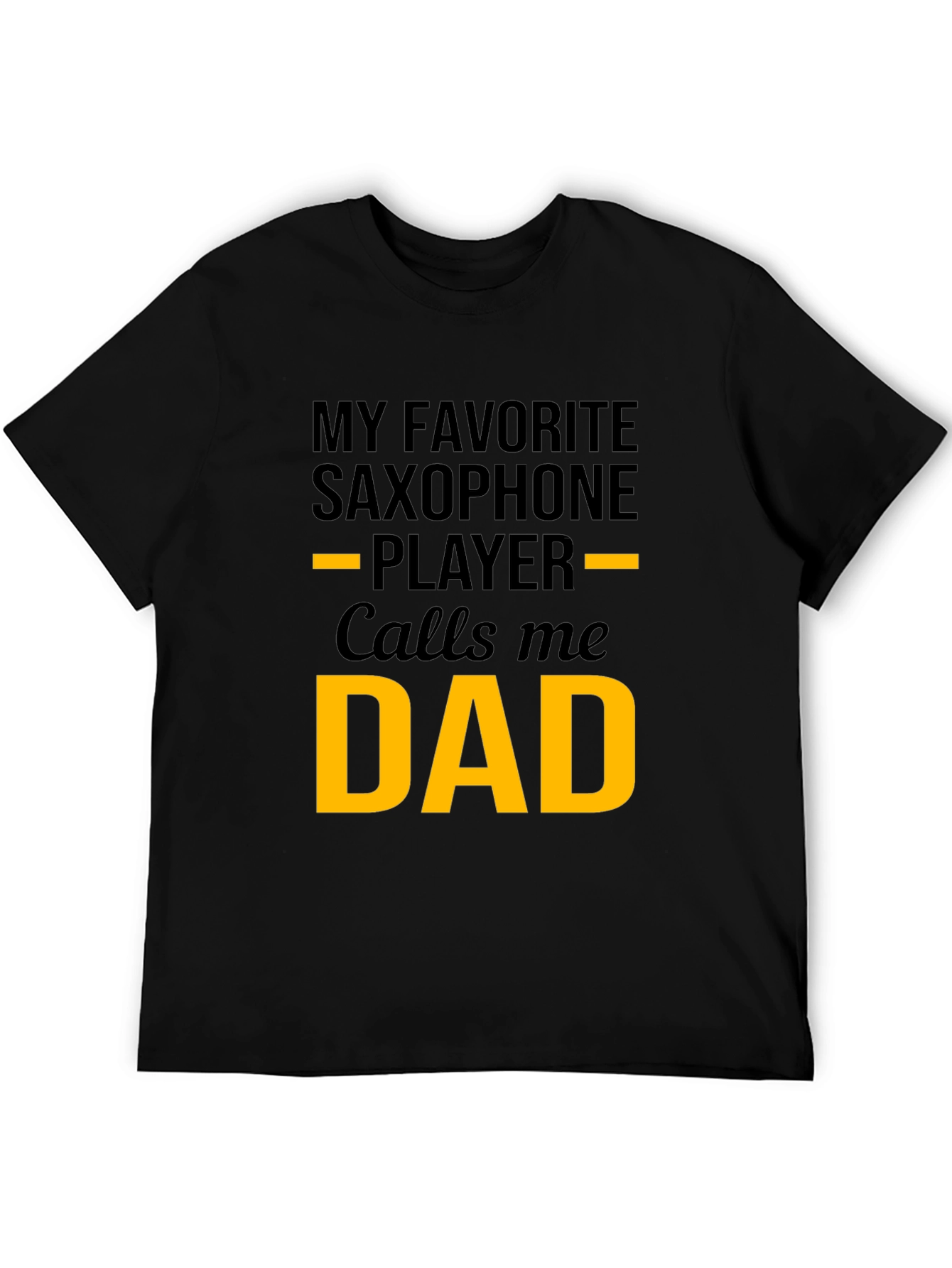 Saxophone Dad Graphic T-Shirt