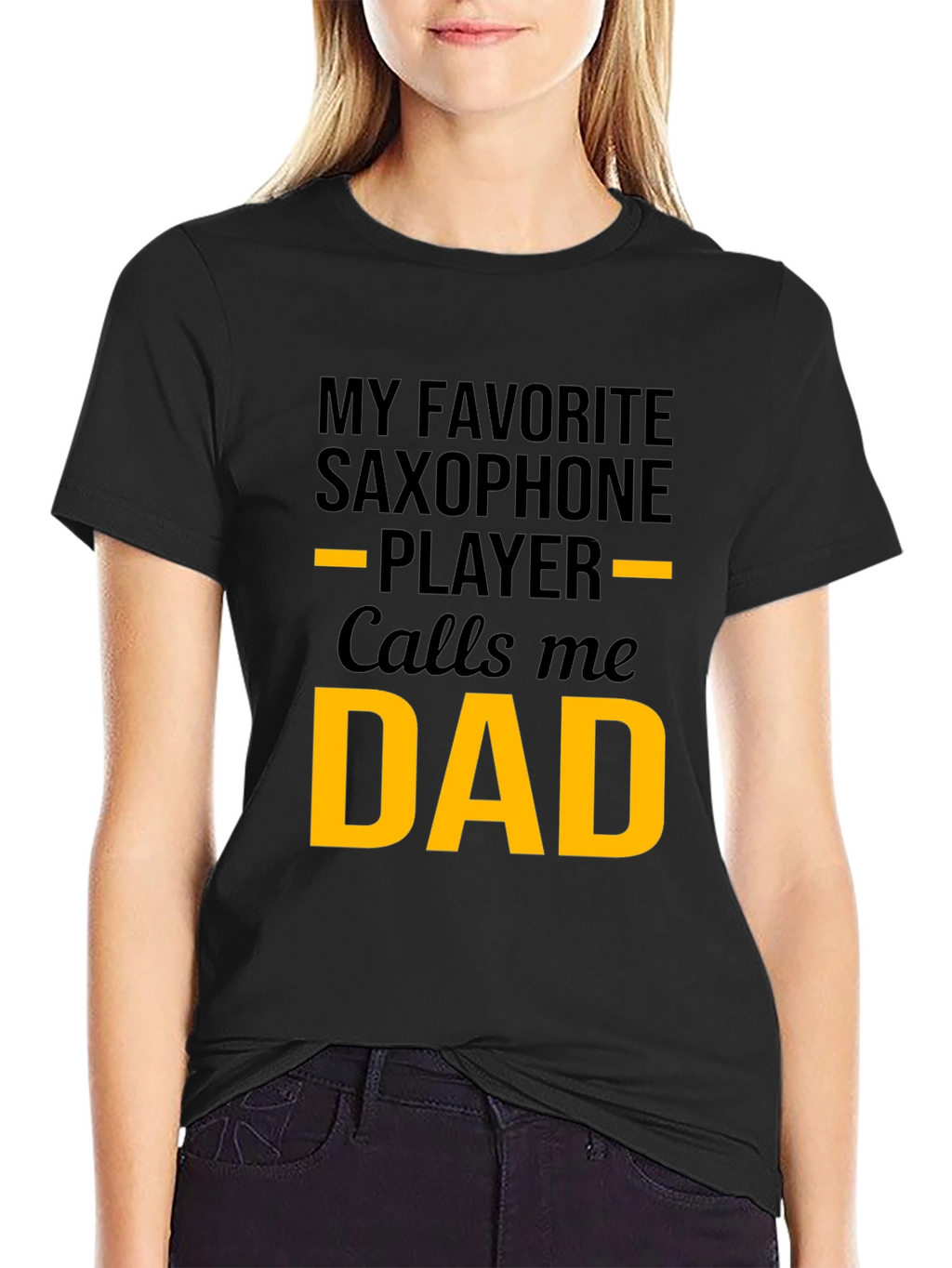 Saxophone Dad Graphic T-Shirt