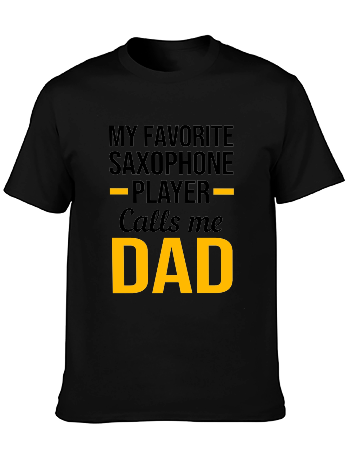 Saxophone Dad Graphic T-Shirt