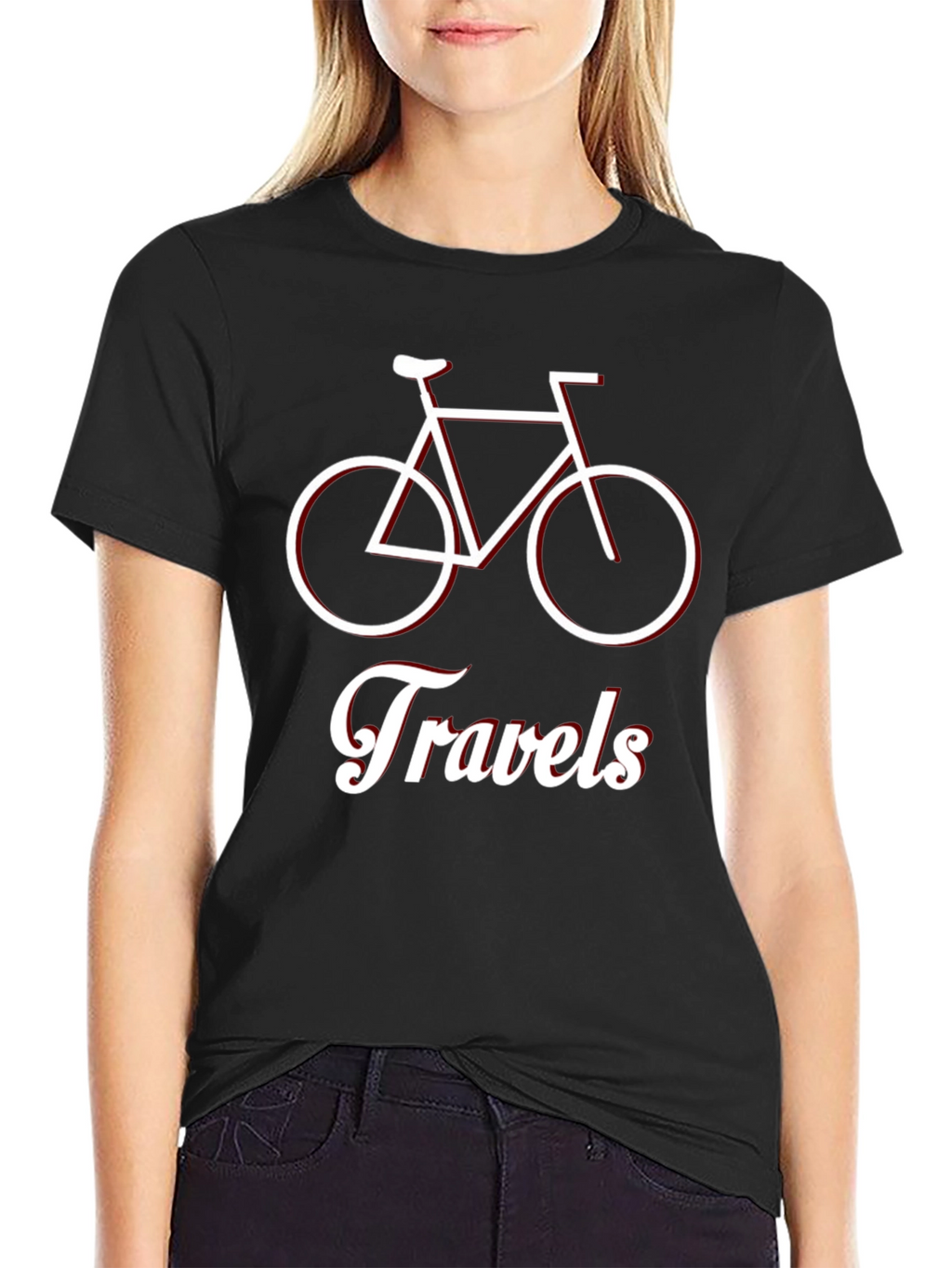 Travels Bicycle Graphic T-Shirt
