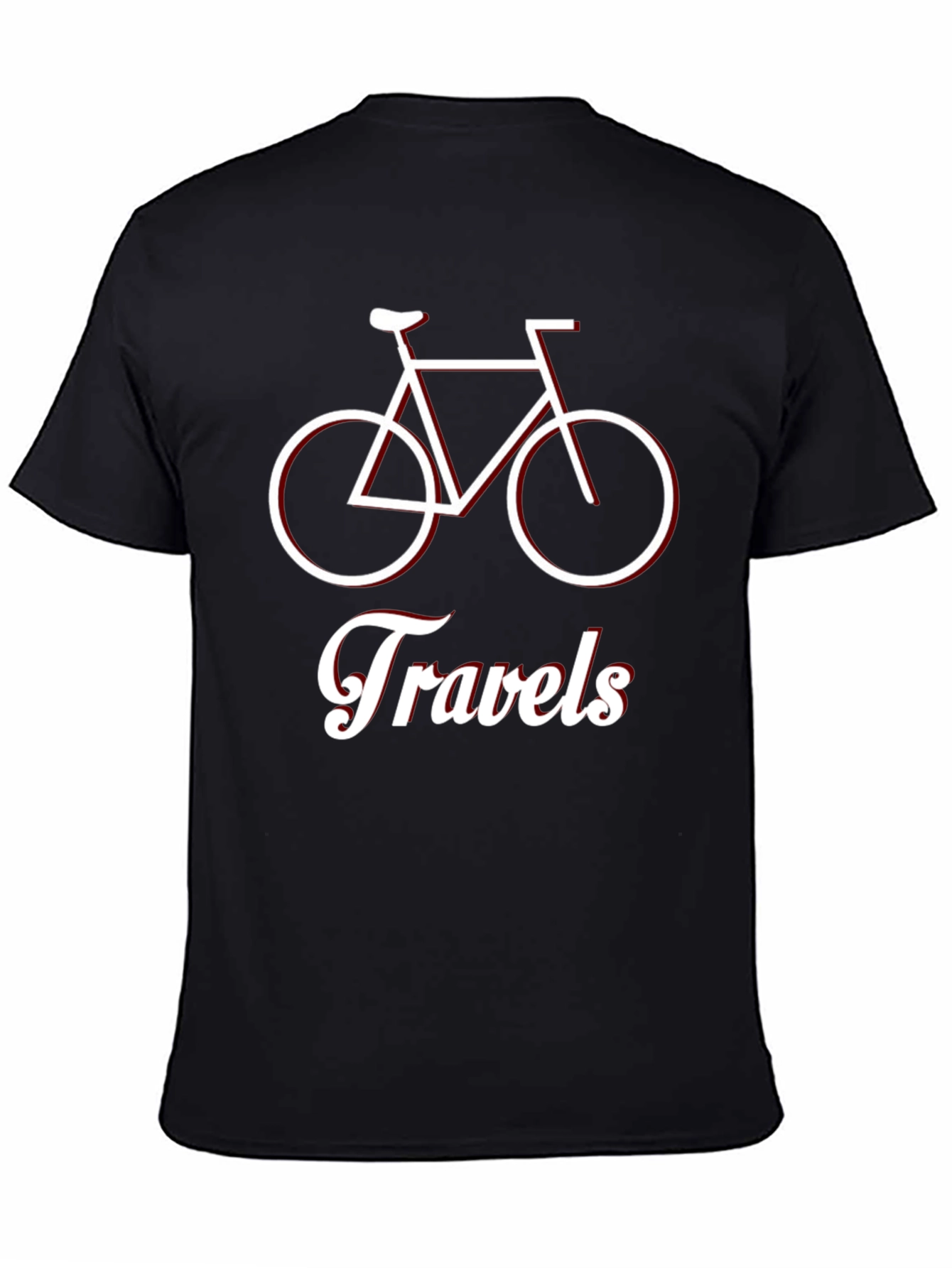 Travels Bicycle Graphic T-Shirt