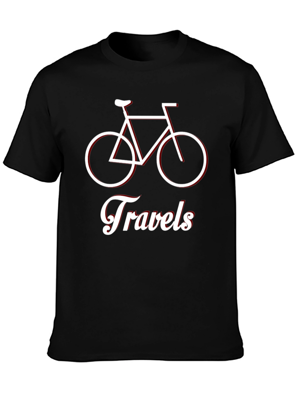 Travels Bicycle Graphic T-Shirt