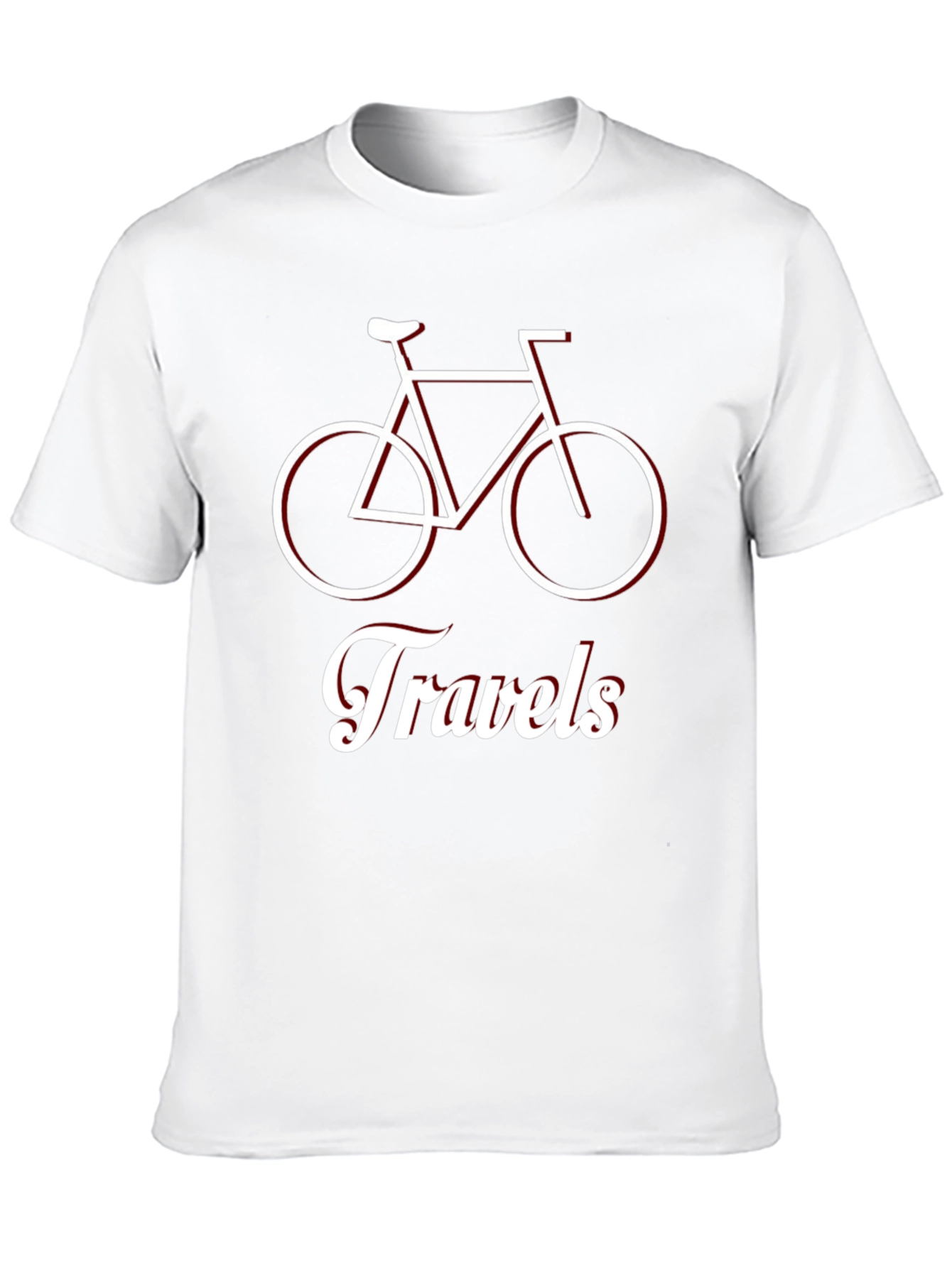 Travels Bicycle Graphic T-Shirt