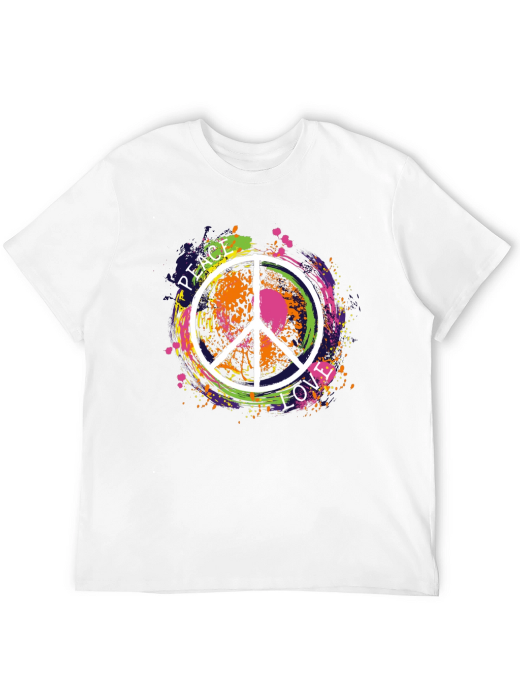 Peace & Love T-Shirt - Retro Graphic Tee