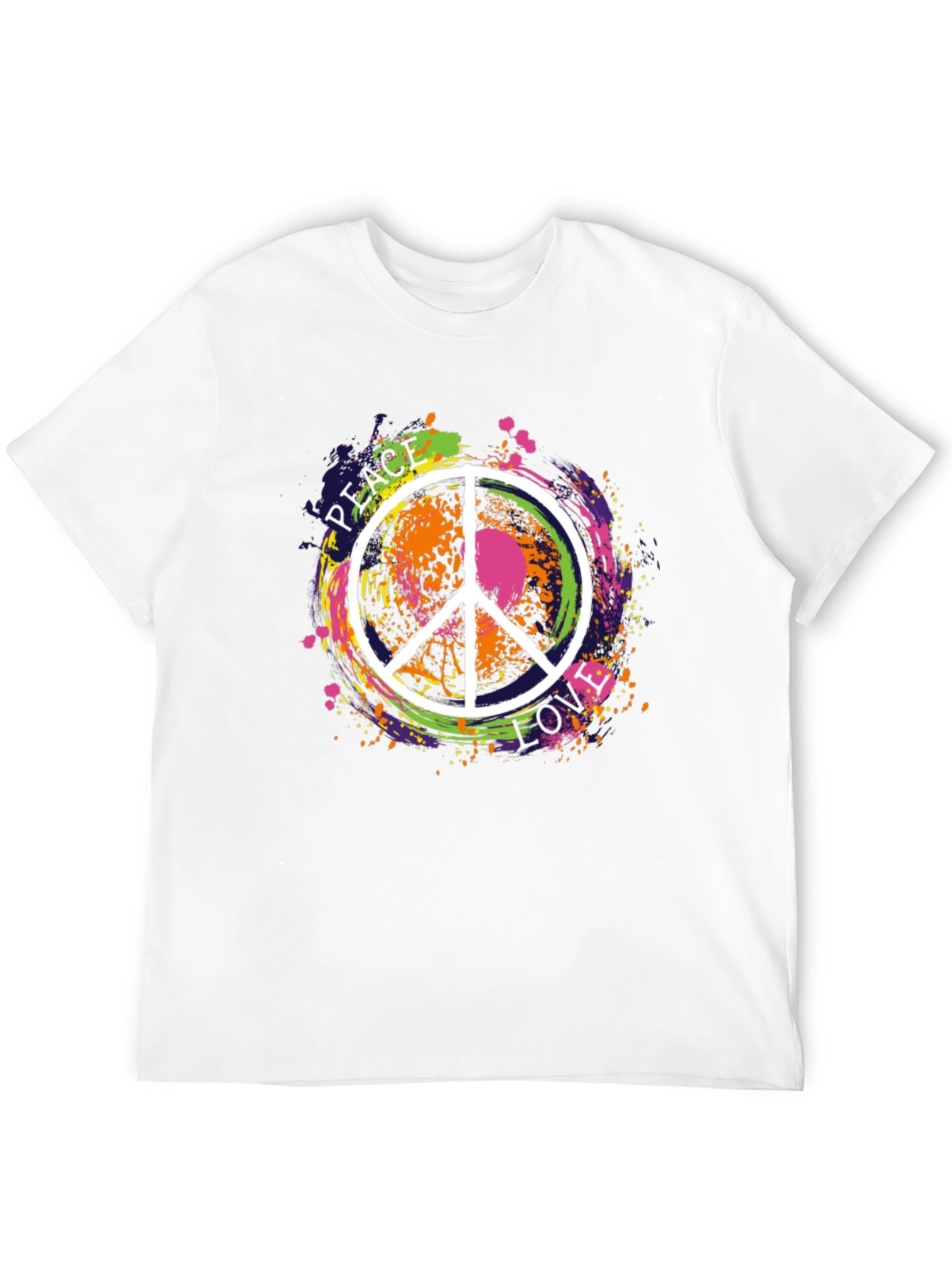 Peace & Love T-Shirt - Retro Graphic Tee