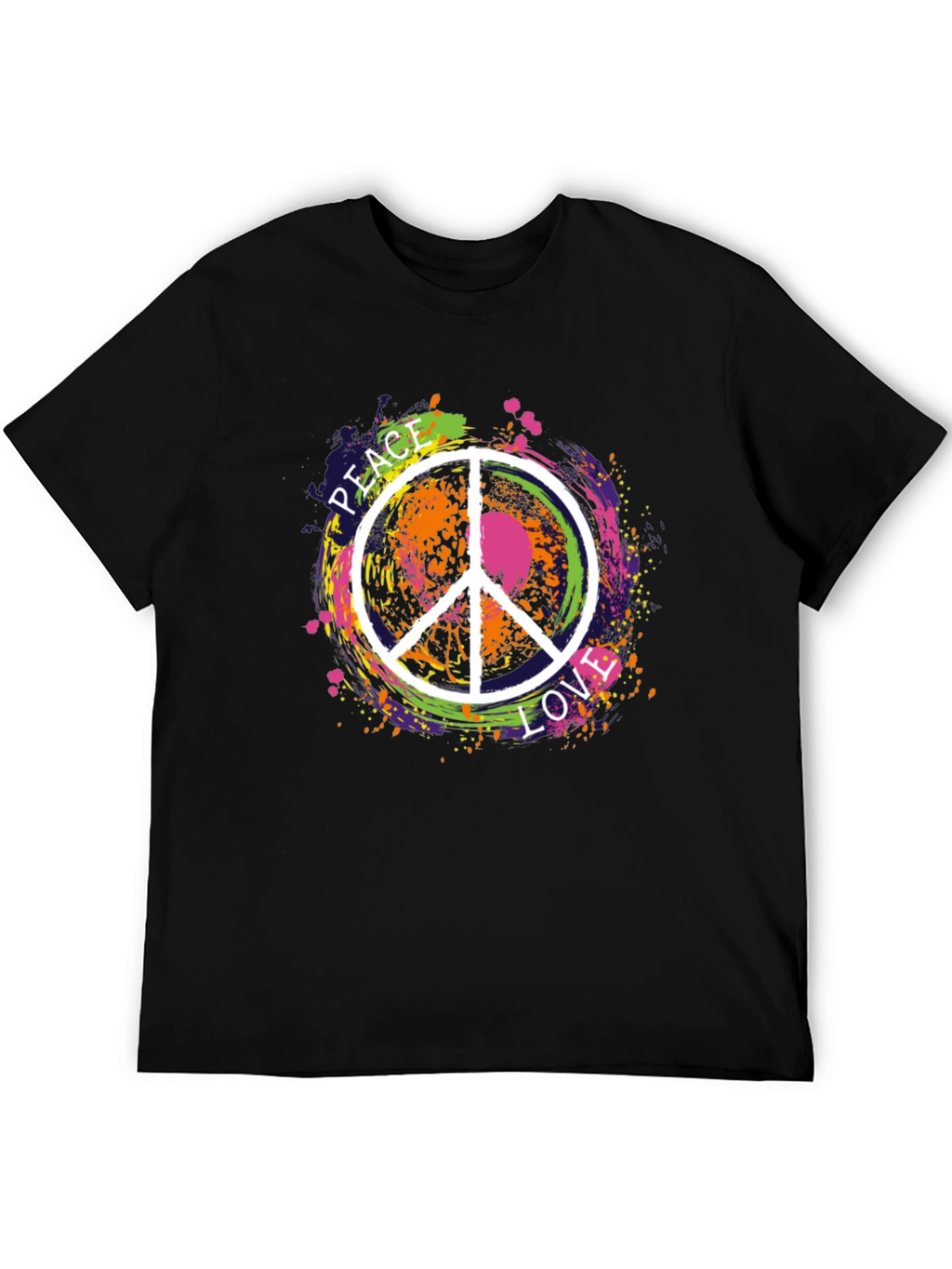 Peace & Love T-Shirt - Retro Graphic Tee
