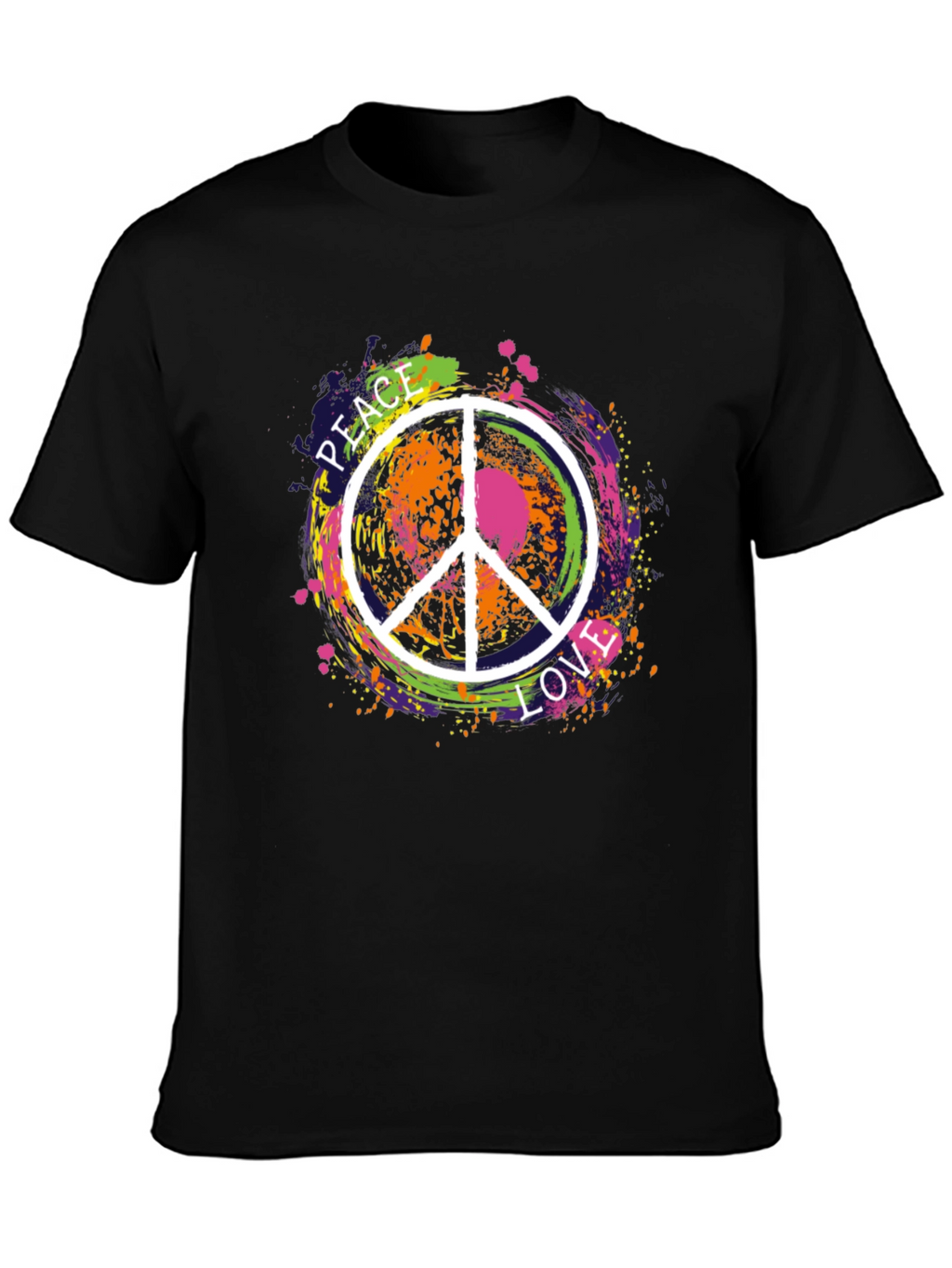 Peace & Love T-Shirt - Retro Graphic Tee