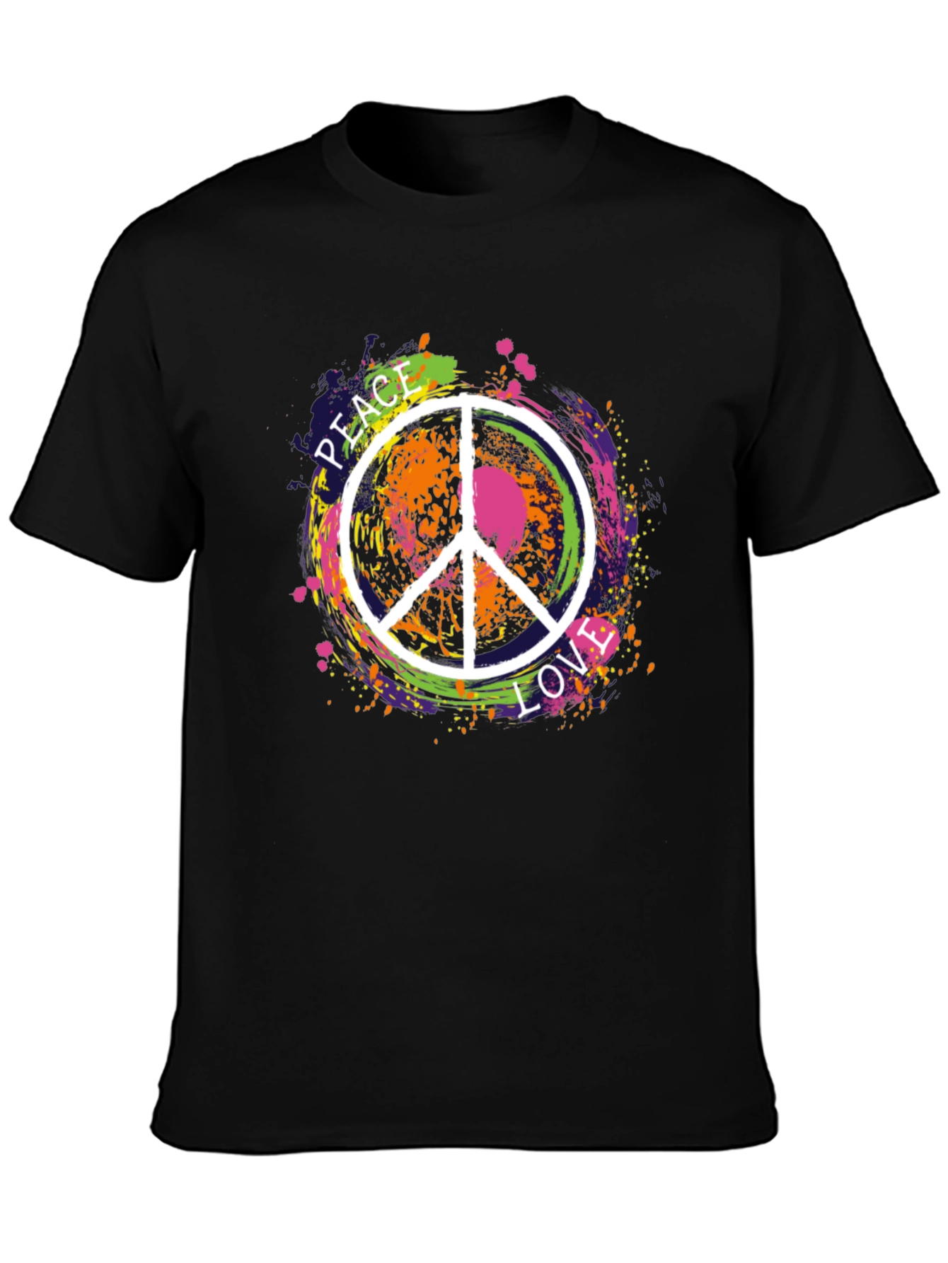 Peace & Love T-Shirt - Retro Graphic Tee