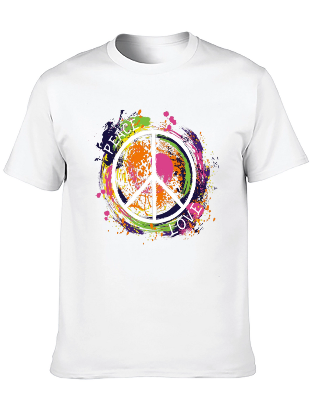 Peace & Love T-Shirt - Retro Graphic Tee