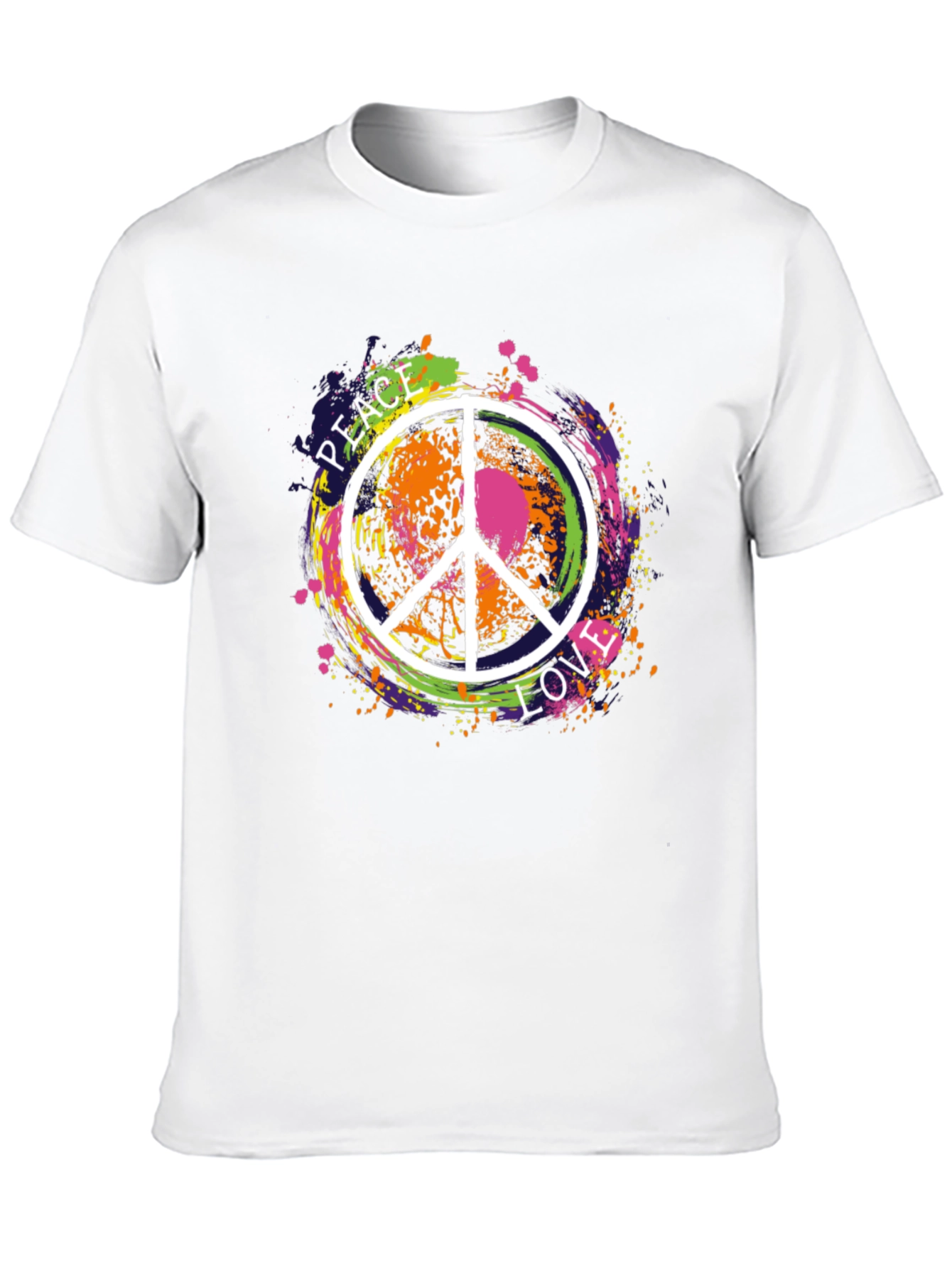 Peace & Love T-Shirt - Retro Graphic Tee