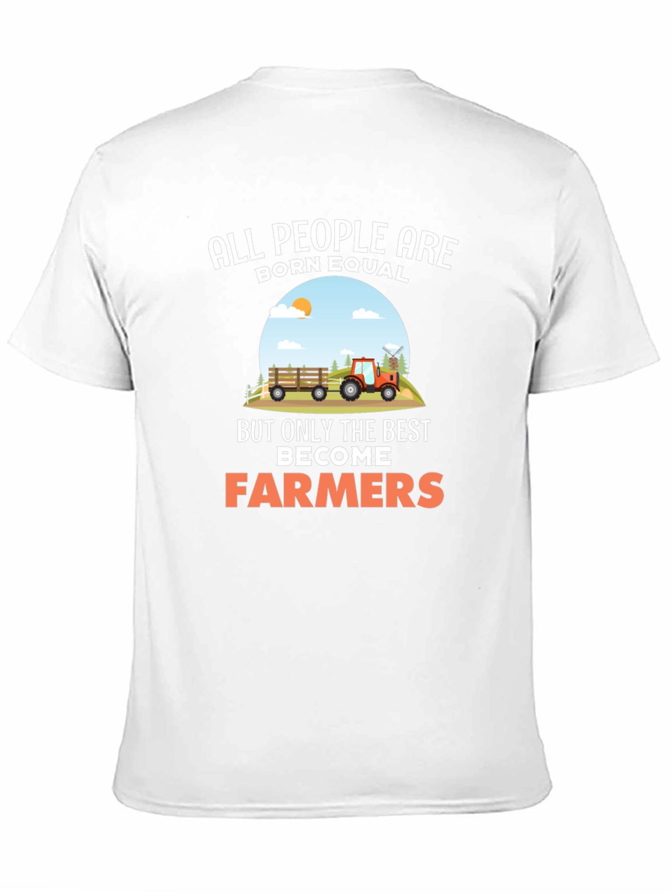 Farmer Graphic Tee: All People Are Born Equal