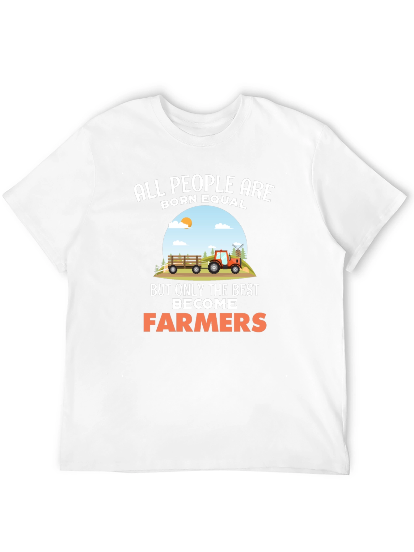 Farmer Graphic Tee: All People Are Born Equal