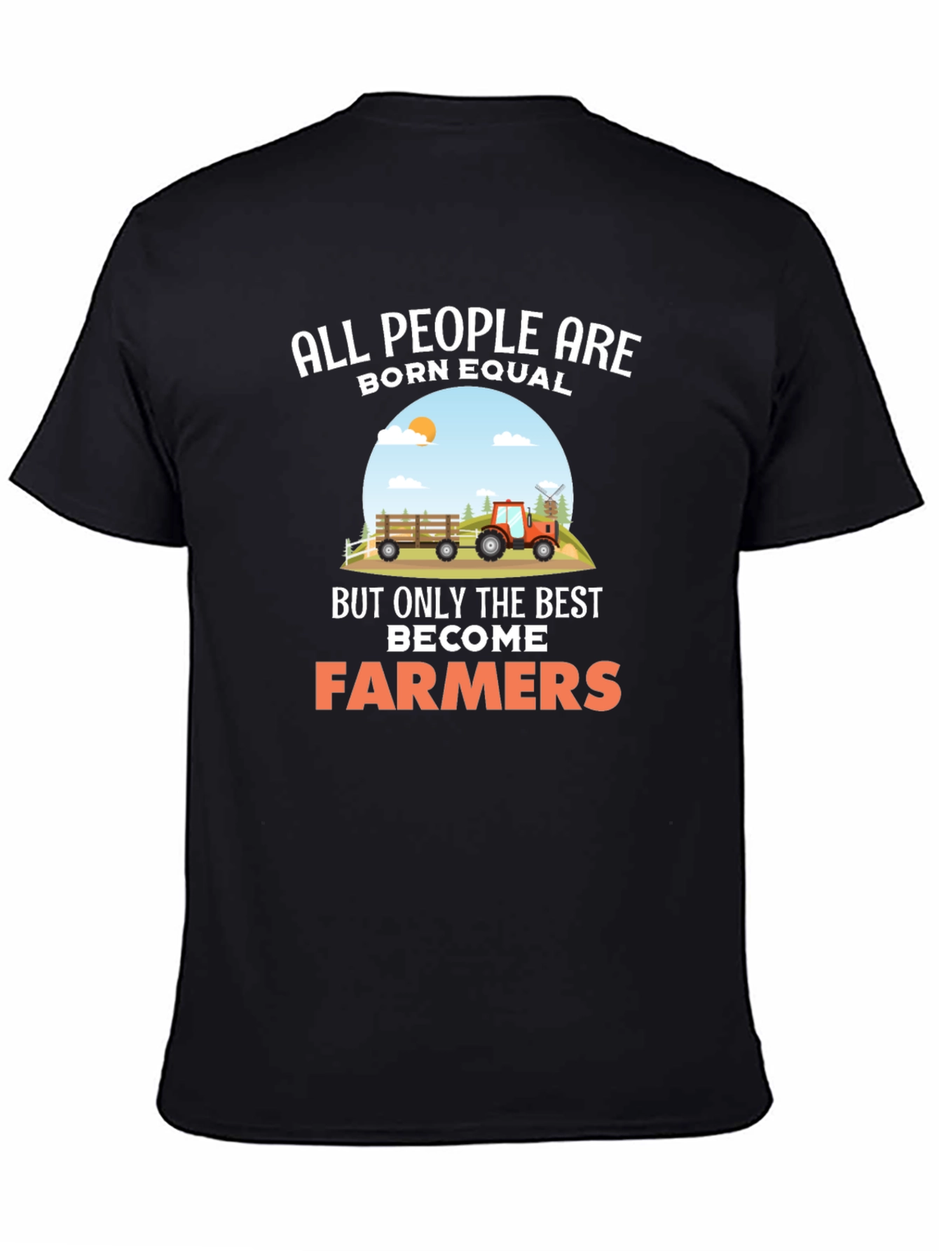 Farmer Graphic Tee: All People Are Born Equal