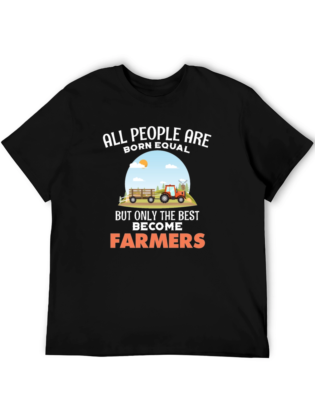 Farmer Graphic Tee: All People Are Born Equal