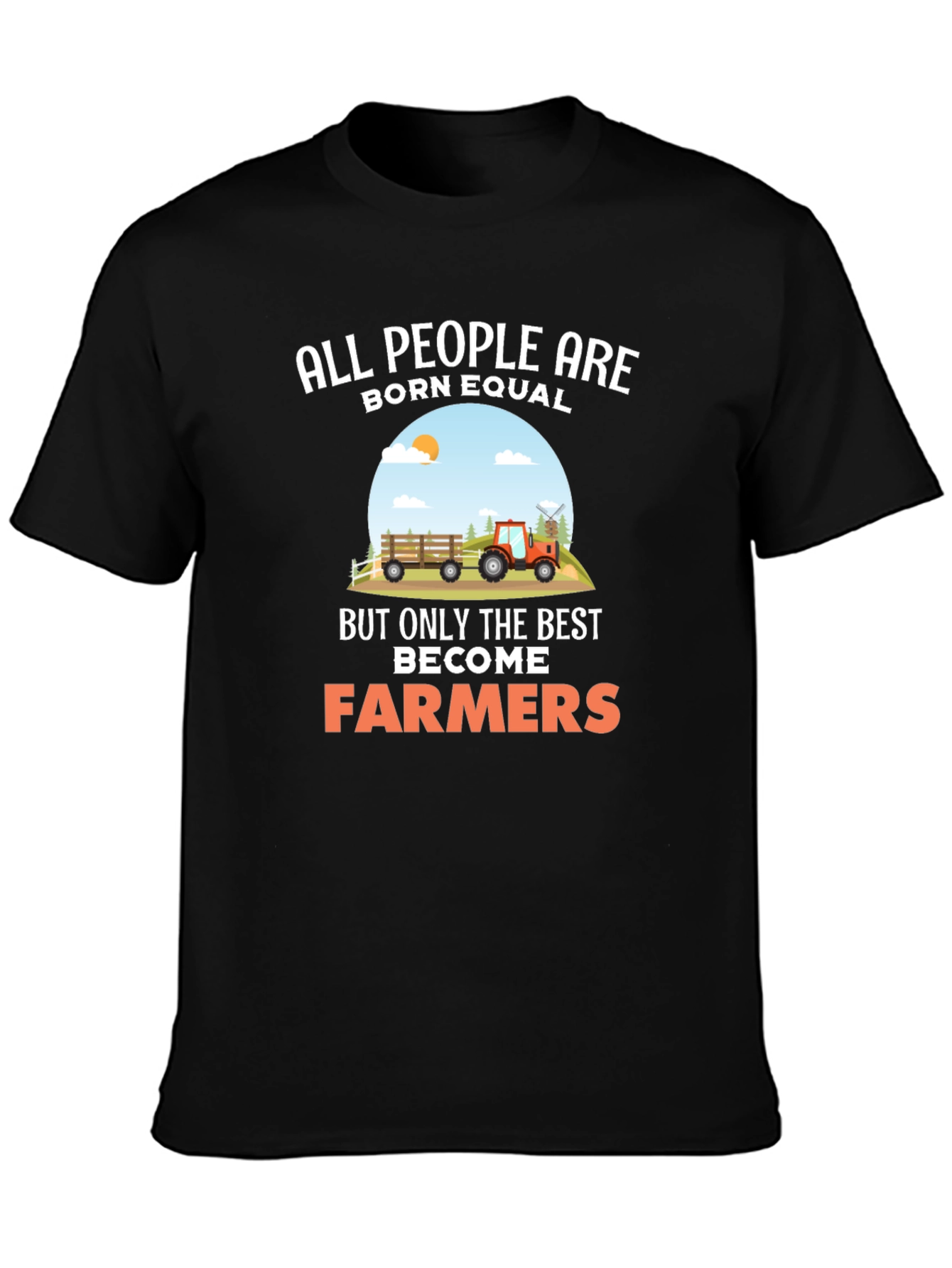 Farmer Graphic Tee: All People Are Born Equal
