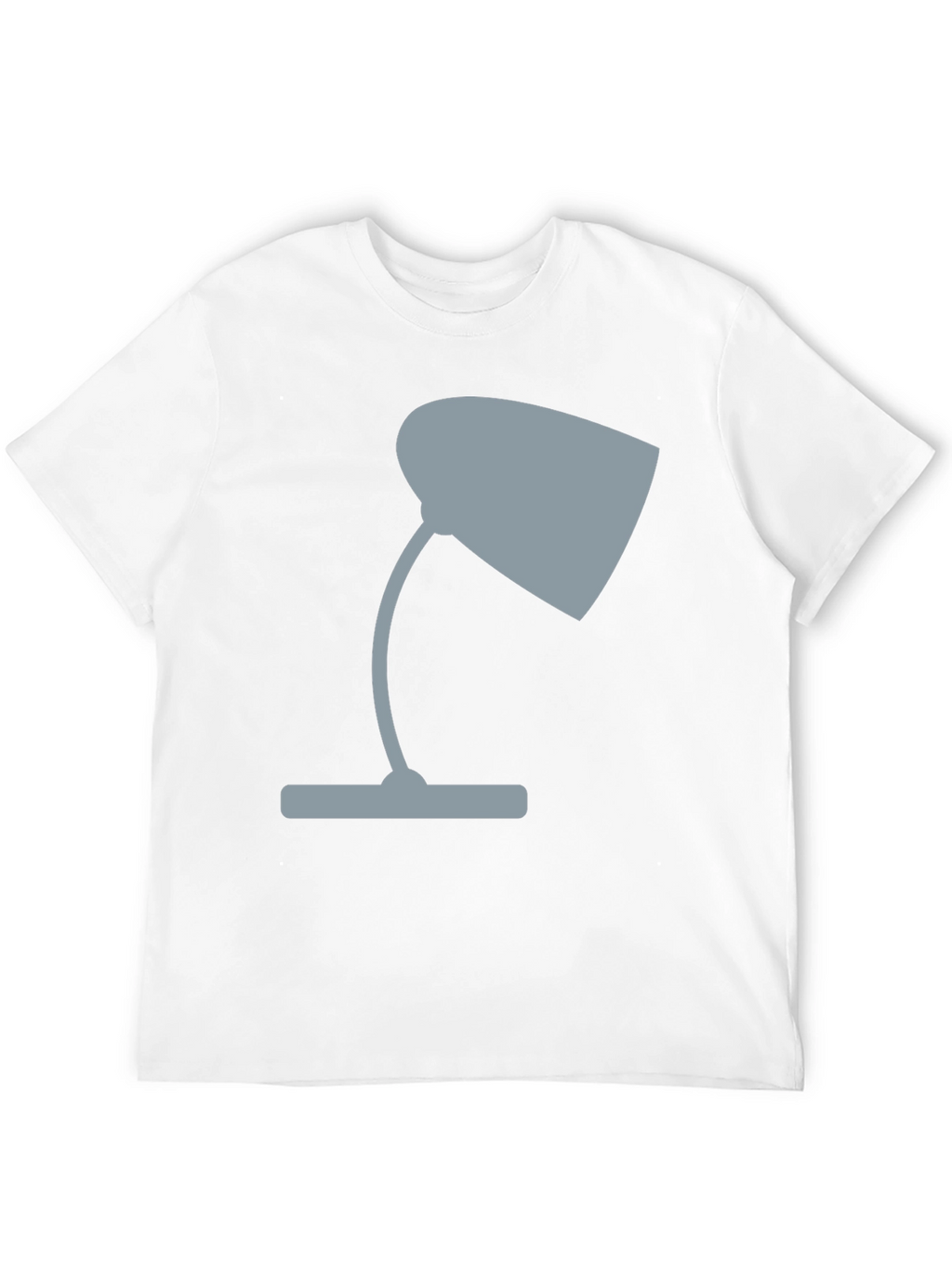 Modern Lamp Graphic Tee - Casual Black T-Shirt