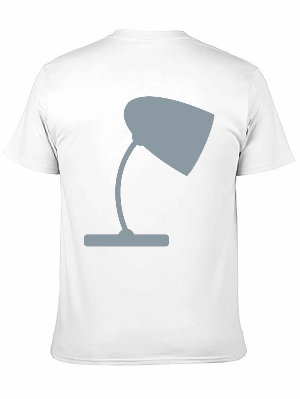 Modern Lamp Graphic Tee - Casual Black T-Shirt