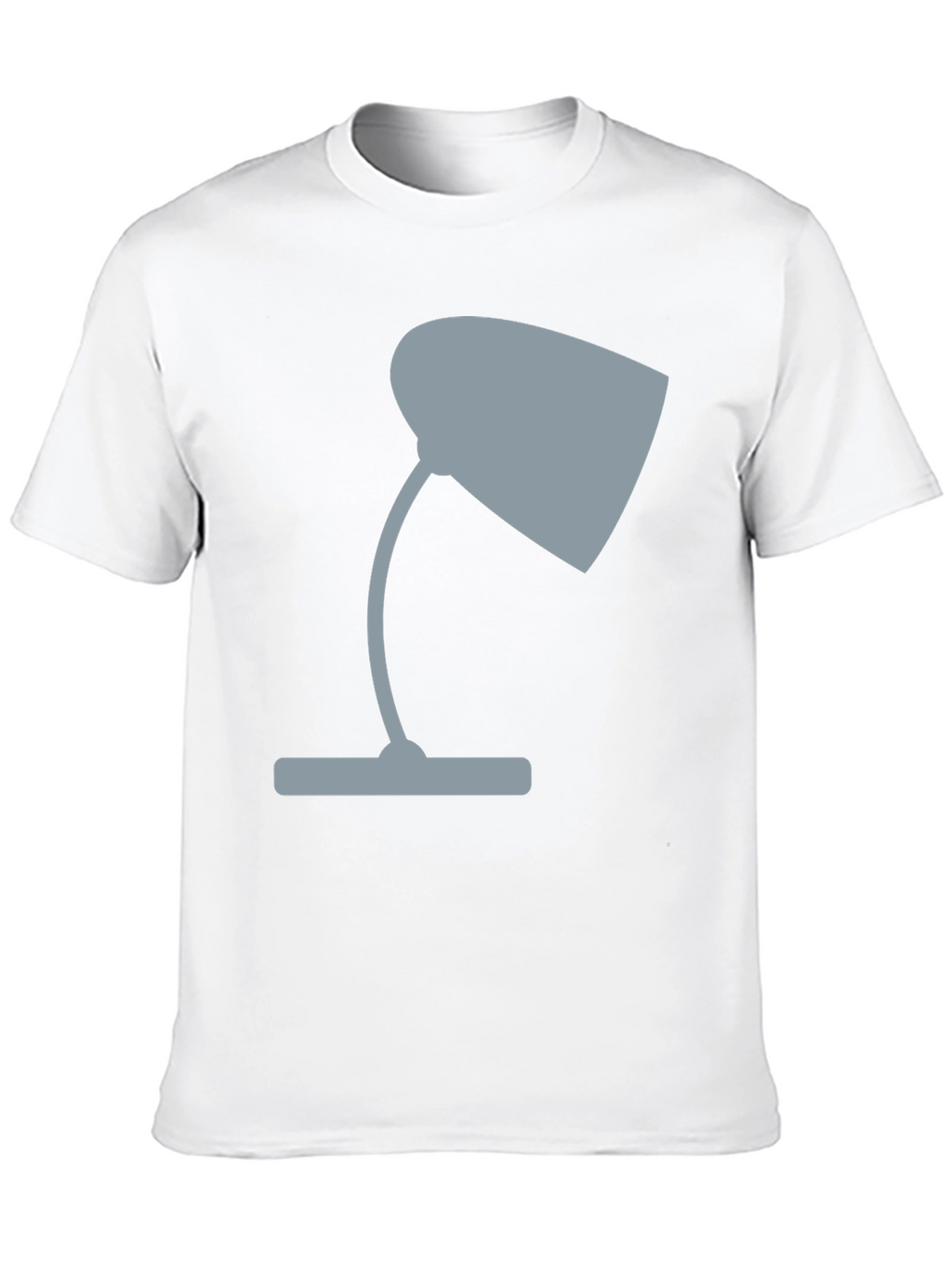 Modern Lamp Graphic Tee - Casual Black T-Shirt