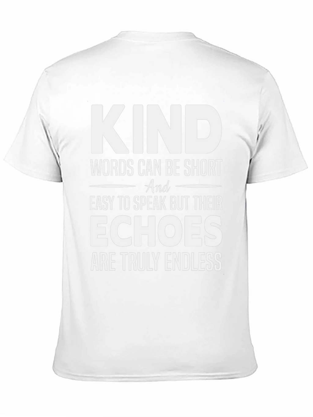 Kind Words T-Shirt - Motivational Graphic Tee