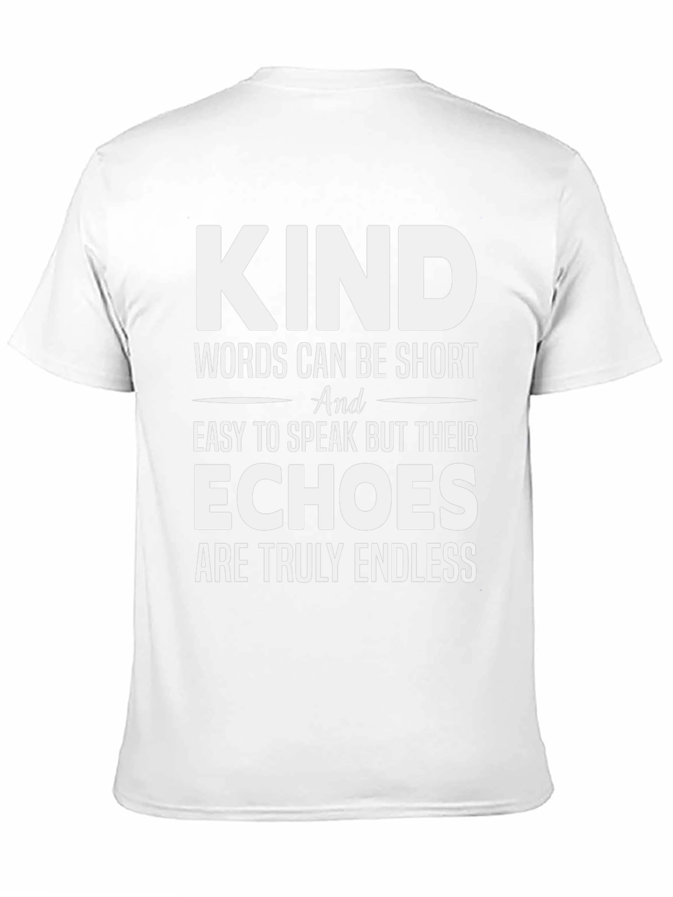 Kind Words T-Shirt - Motivational Graphic Tee