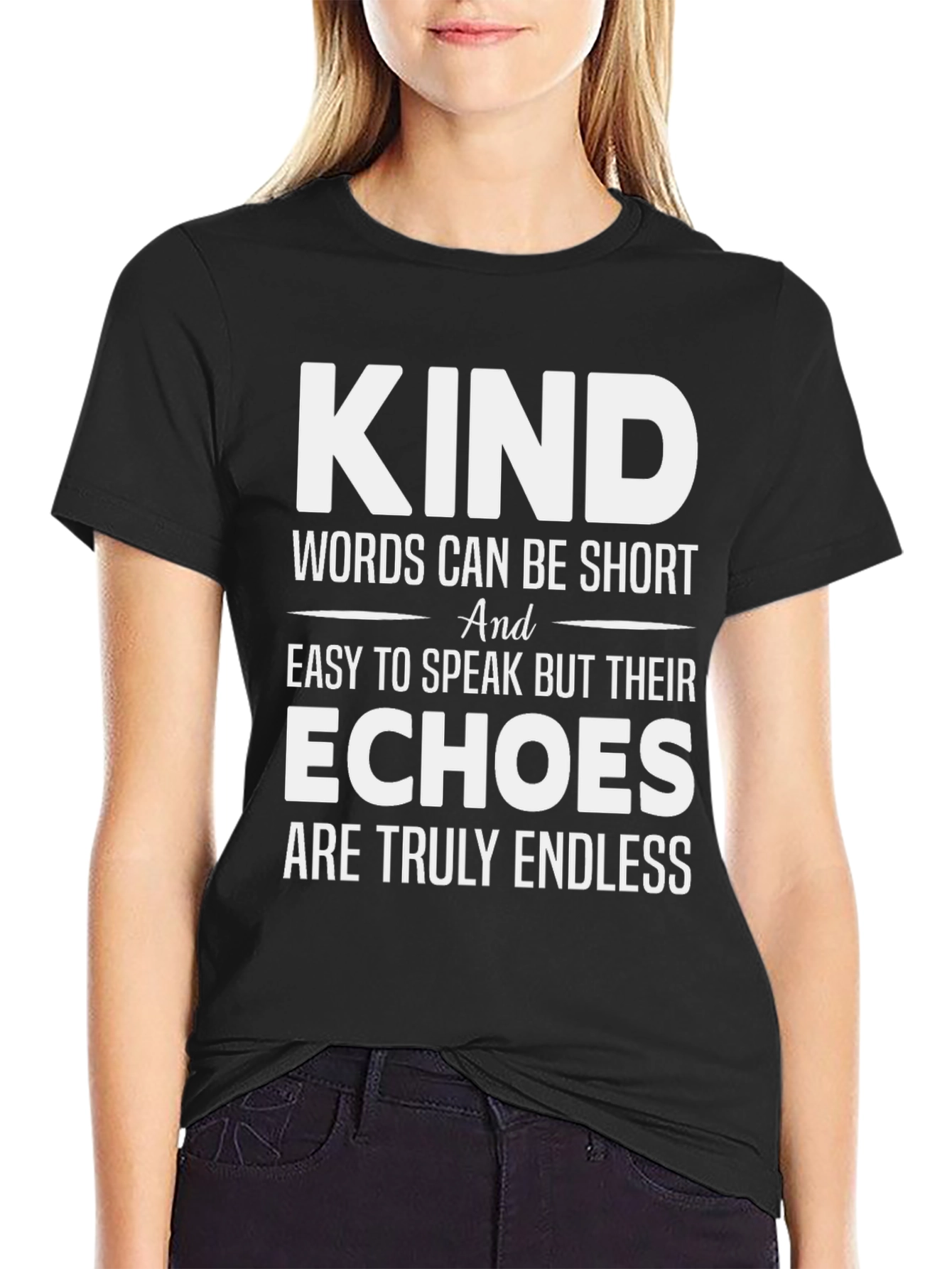 Kind Words T-Shirt - Motivational Graphic Tee