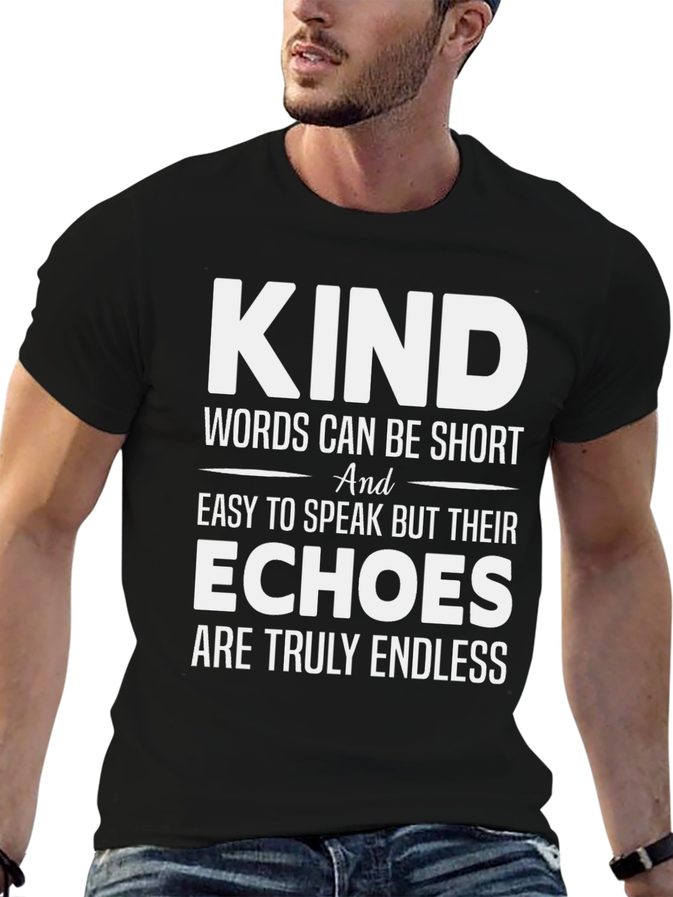 Kind Words T-Shirt - Motivational Graphic Tee
