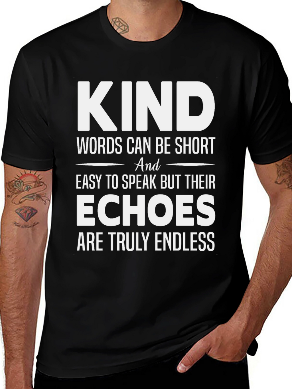 Kind Words T-Shirt - Motivational Graphic Tee