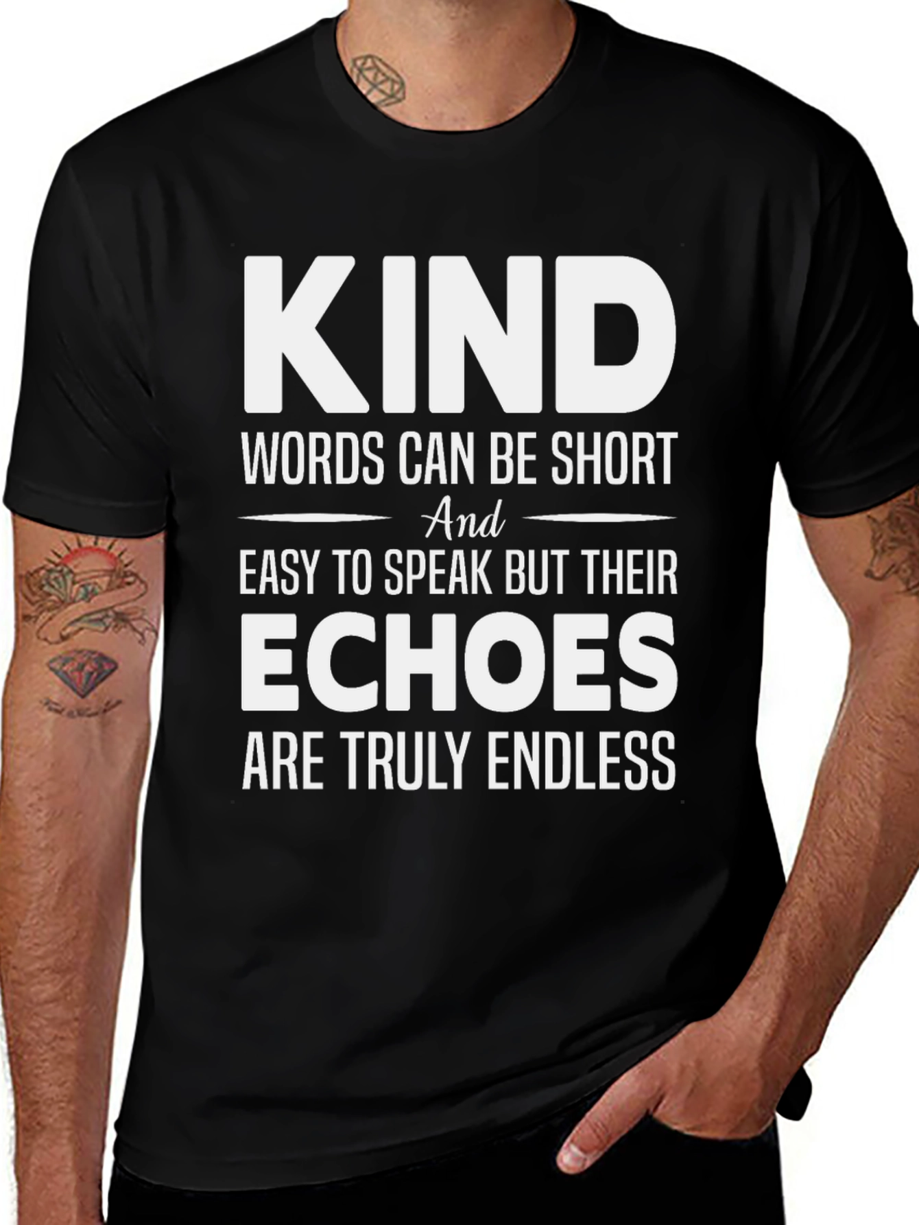 Kind Words T-Shirt - Motivational Graphic Tee