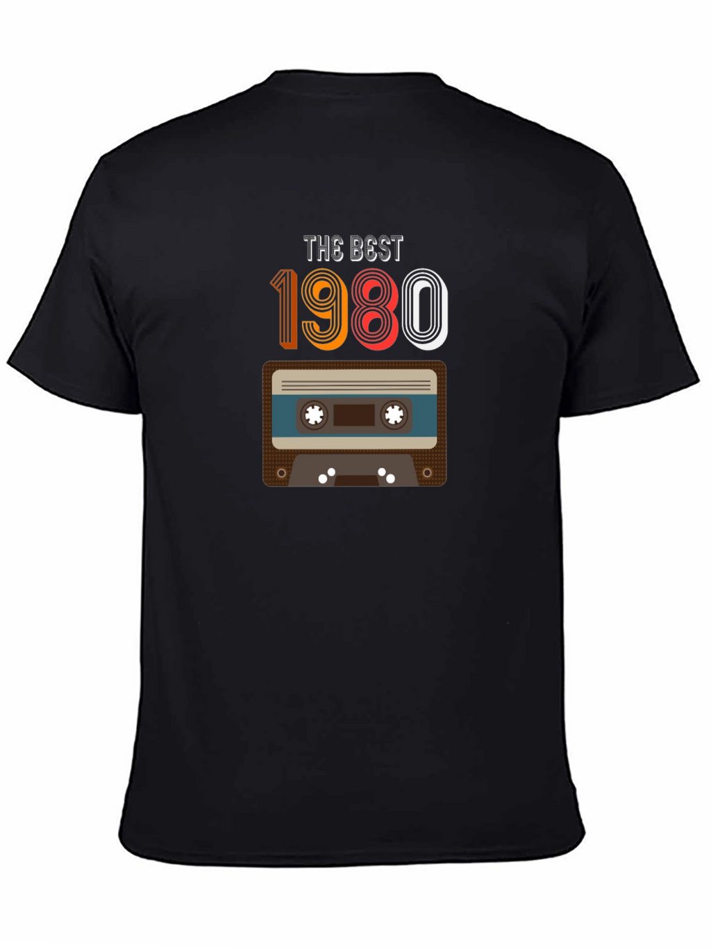 Retro 1980 Cassette Tape Graphic T-Shirt