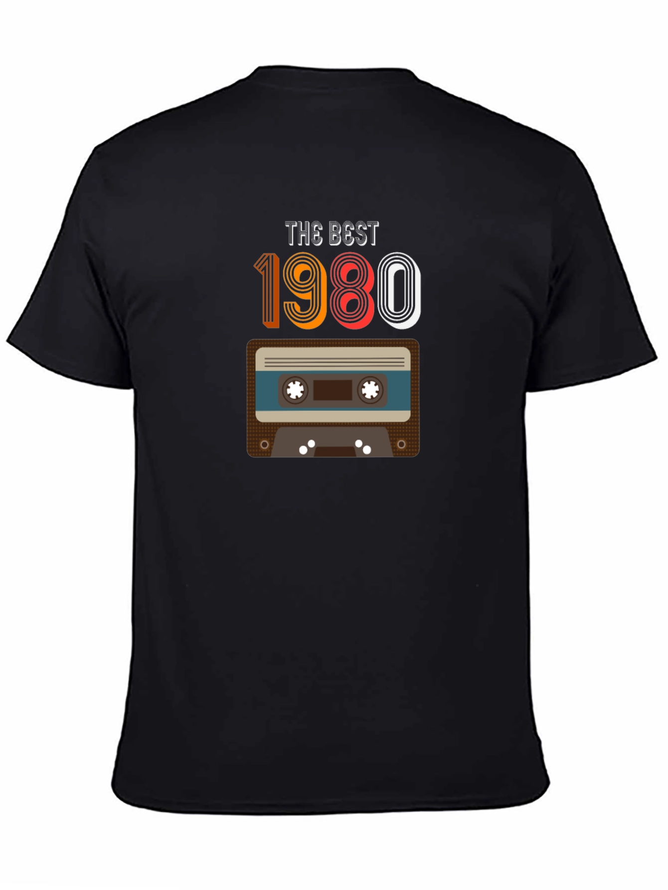 Retro 1980 Cassette Tape Graphic T-Shirt