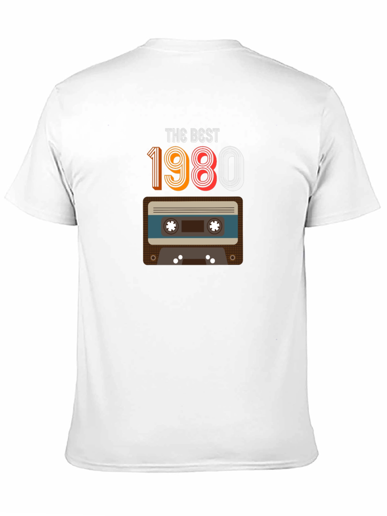 Retro 1980 Cassette Tape Graphic T-Shirt